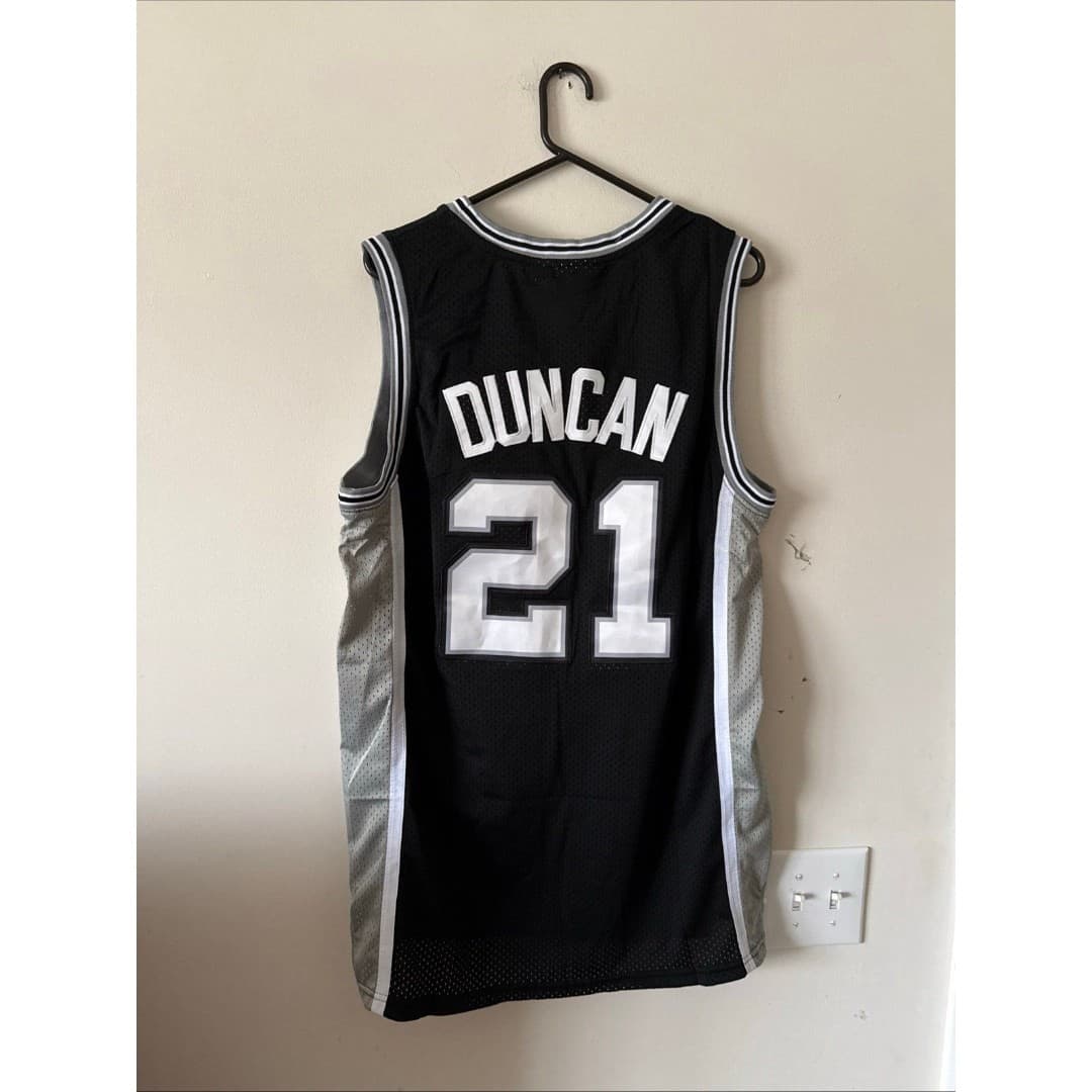 Mitchell-ness Men's Black and Grey Top - Thumbnail 6