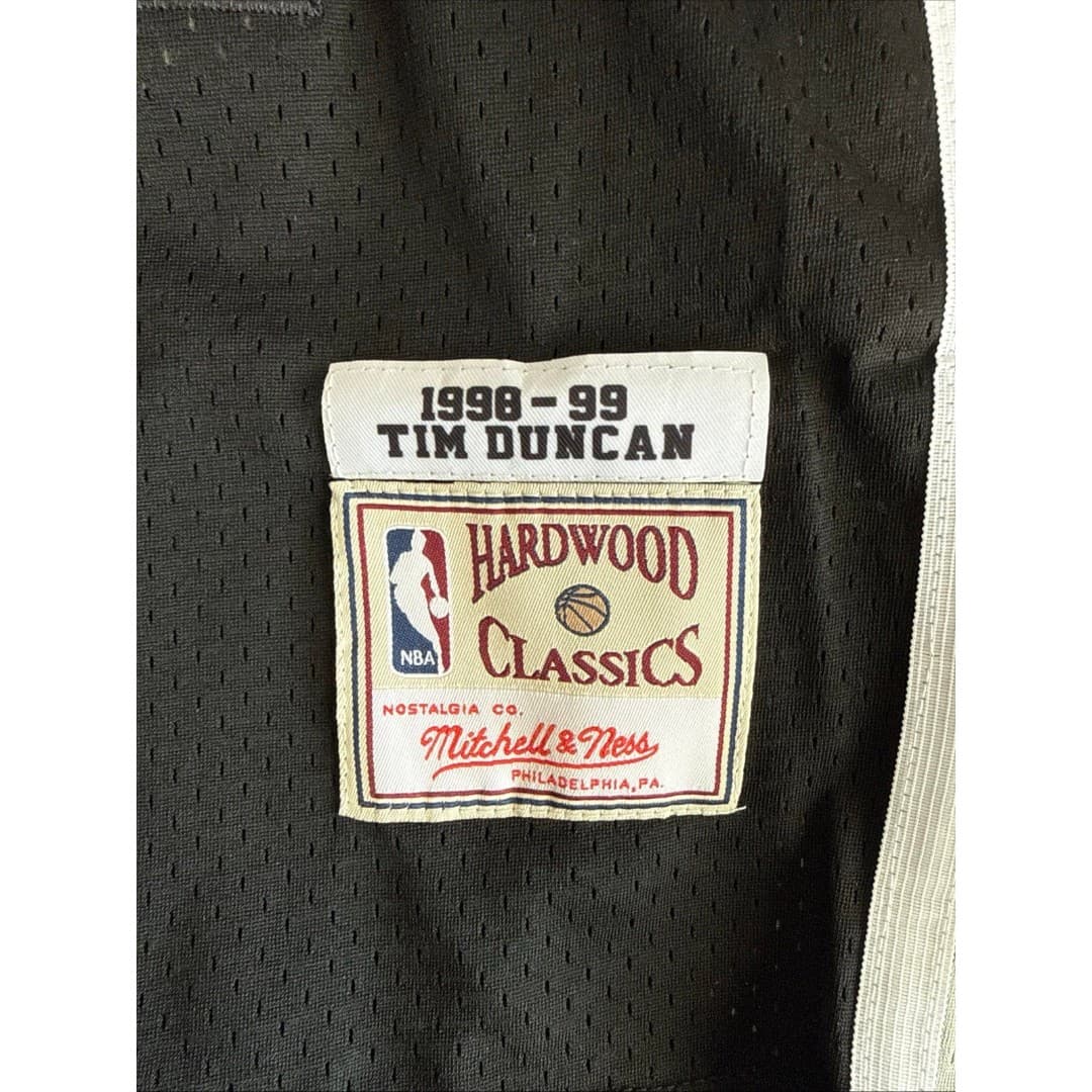 Mitchell-ness Men's Black and Grey Top - Thumbnail 3