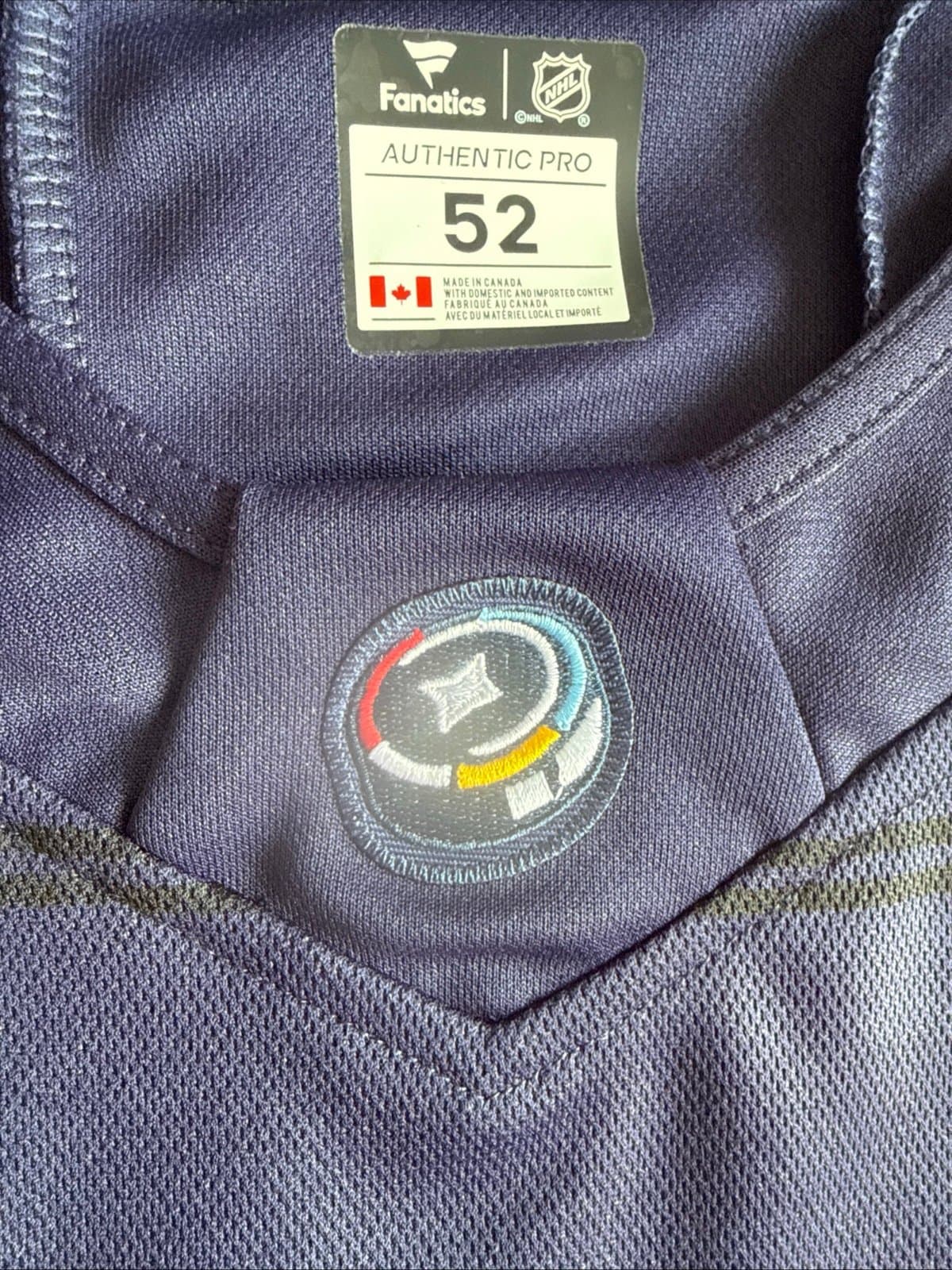 Men’s Fanatics Jack Hughes #86 Team USA 4 Nations Faceoff Jersey Size 52 - RARE - Thumbnail 5