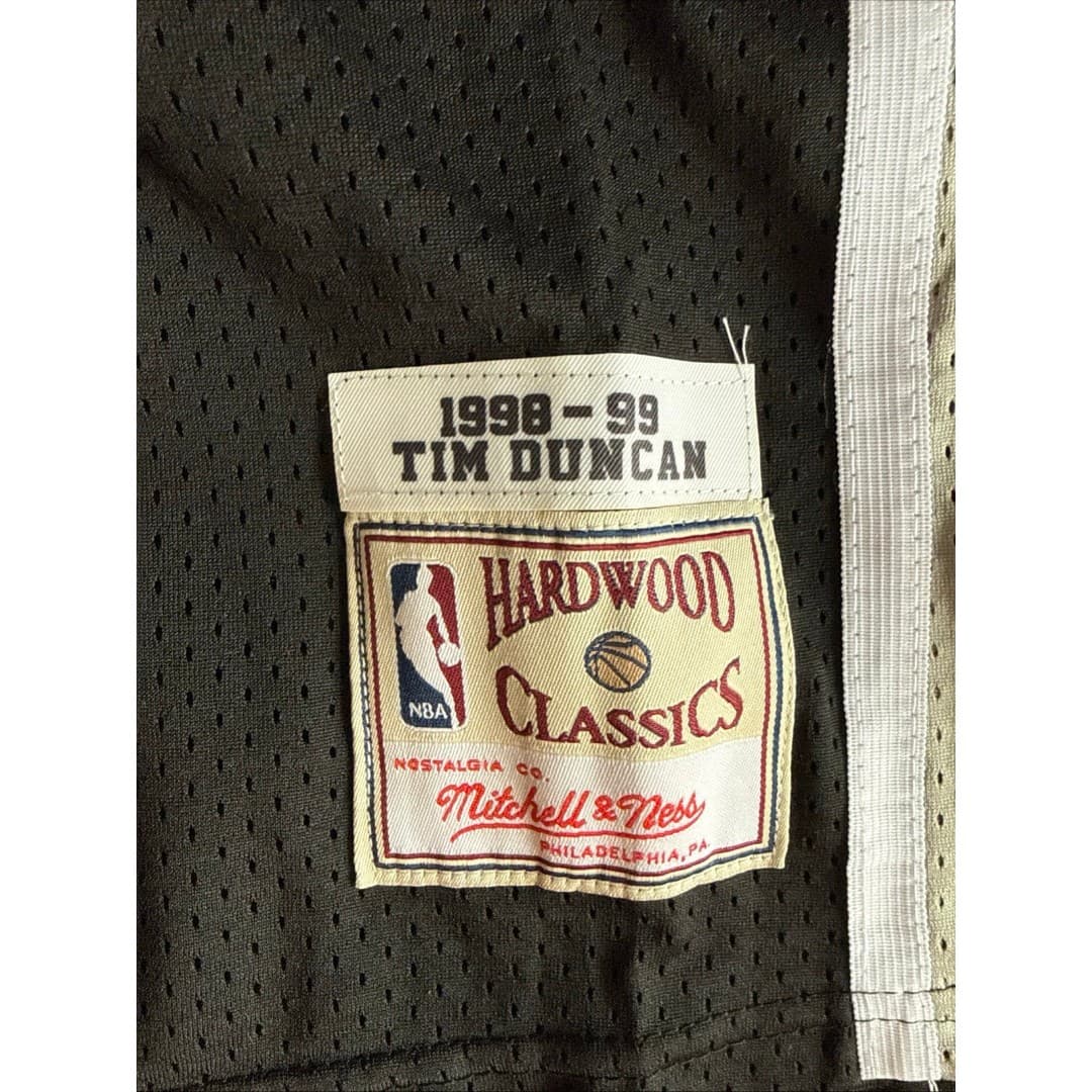 Mitchell-ness Men's Black and Grey Top - Thumbnail 3