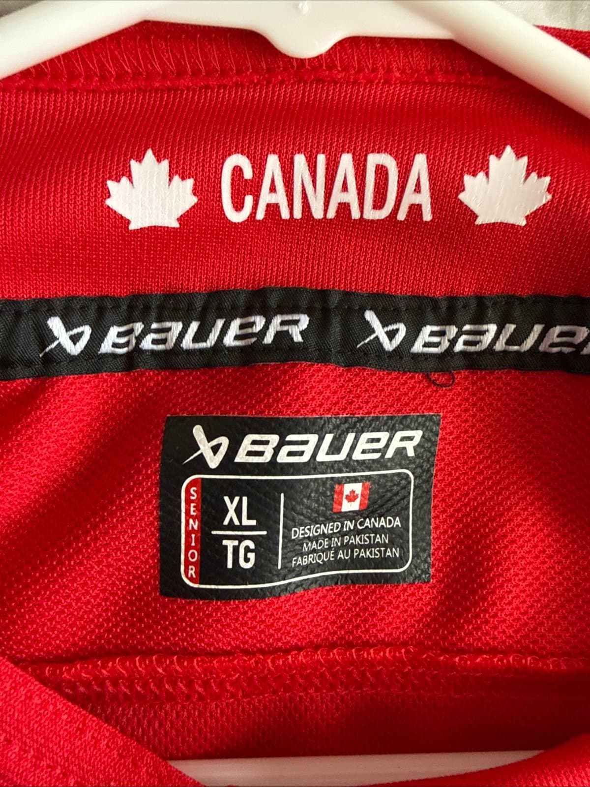 Men’s Bauer Connor McDavid #97 Team Canada 2026 Olympics Jersey Sz XL NWT RARE - Thumbnail 3
