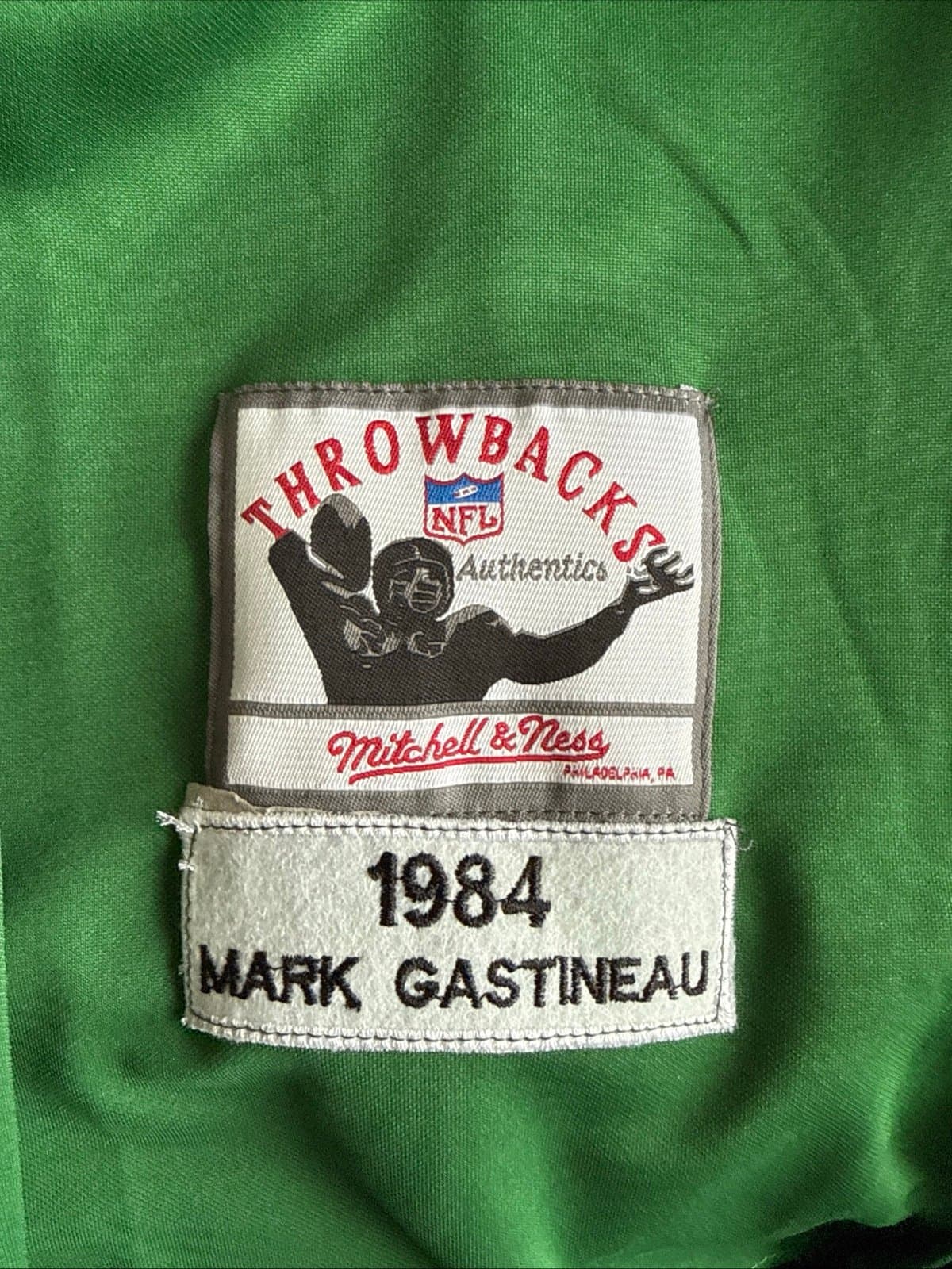 Men’s Mitchell & Ness Mark Gastineau #99 NY Jets 1984 NFL Jersey Sz 54 NWT RARE - Thumbnail 3