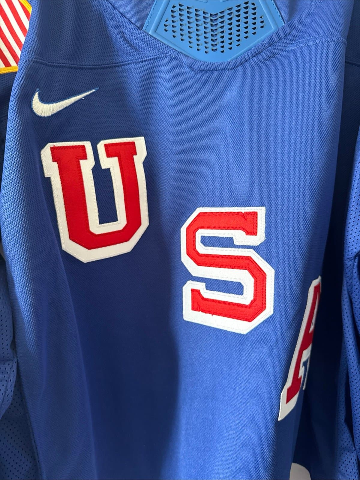 Men’s Nike Brady Tkachuk #7 Team USA 2026 Winter Olympics Jersey Size XL - RARE - Thumbnail 2