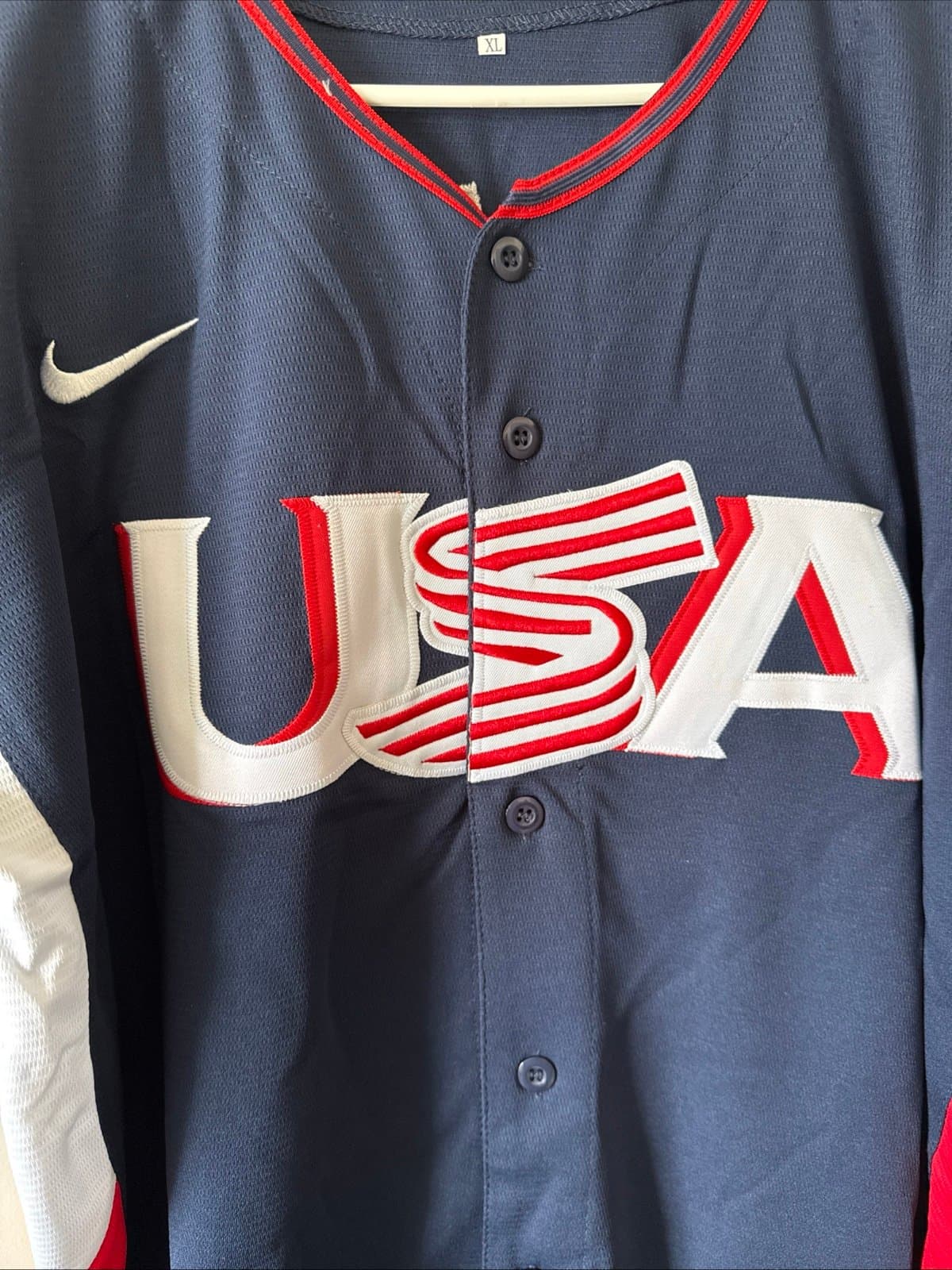 Men’s Nike Peter Crow-Armstrong #4 Team USA World Baseball Classic Jersey Sz XL - Thumbnail 2