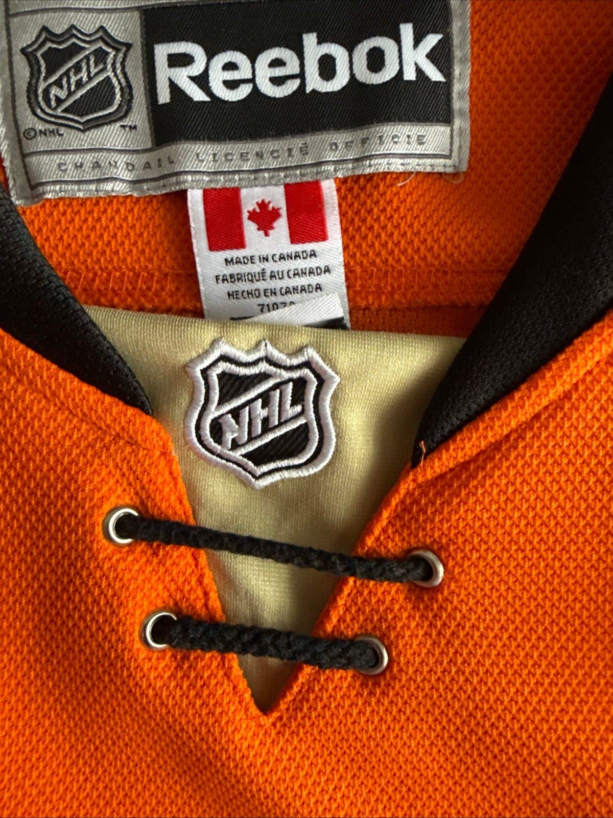 MEN’S REEBOK JOHN GIBSON #36 2015 REEBOK ANAHEIM DUCKS 3rd JERSEY SZ 52 RARE - Thumbnail 4