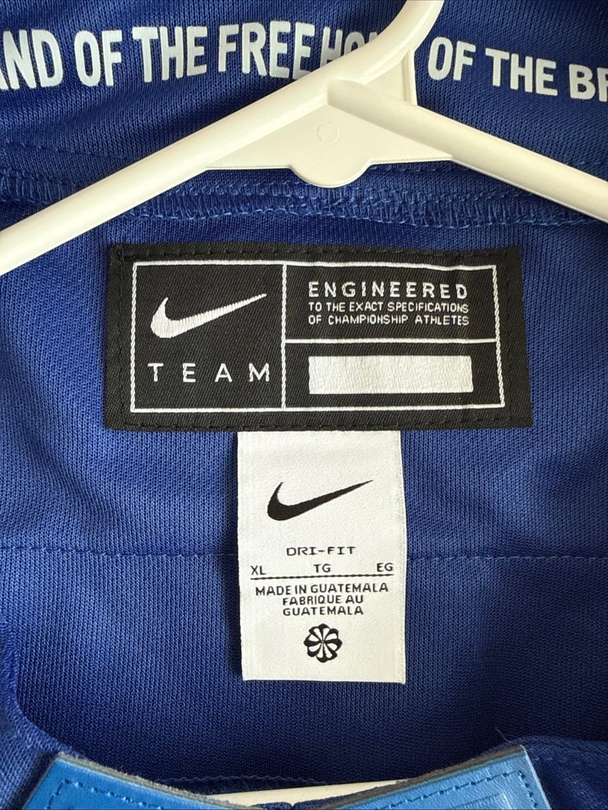 MEN’S NIKE AUSTON MATTHEWS #34 TEAM USA AUTHENTIC 2026 OLYMPICS JERSEY SZ XL - Thumbnail 3