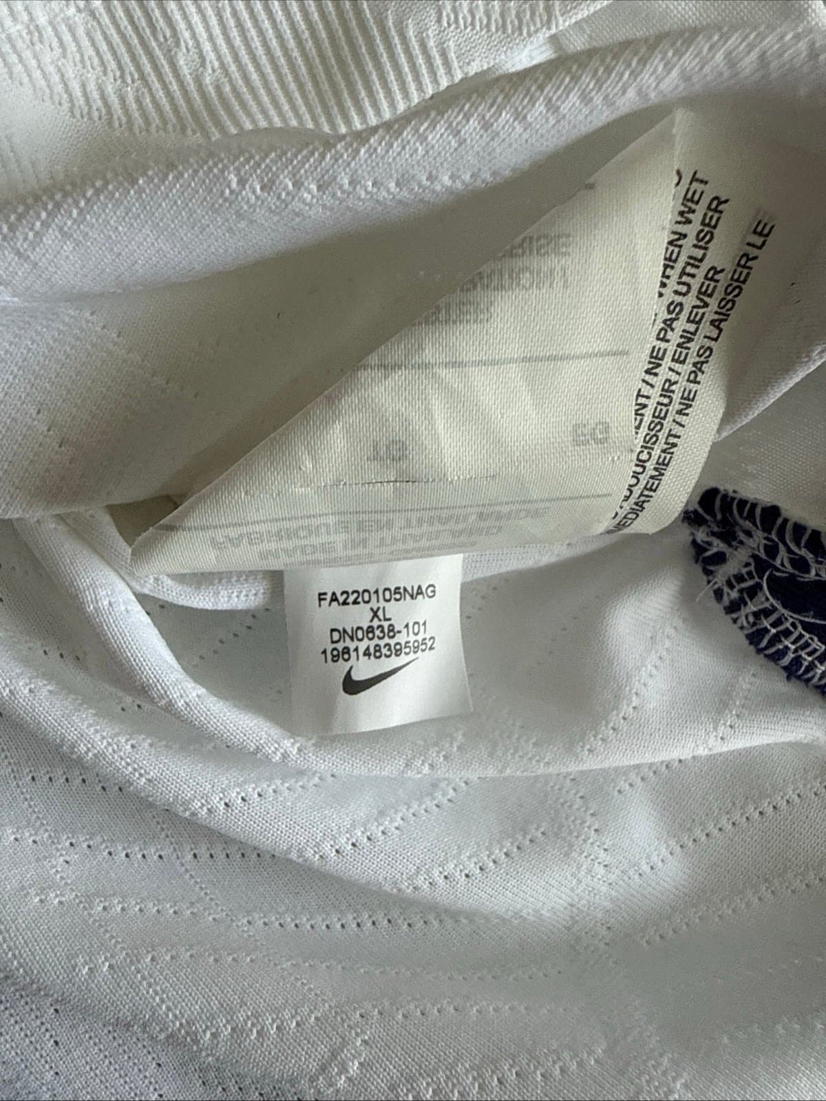 Men’s Nike ADV Folarin Balogun #20 2022 Team USA Soccer Jersey Sz XL - RARE - Thumbnail 6