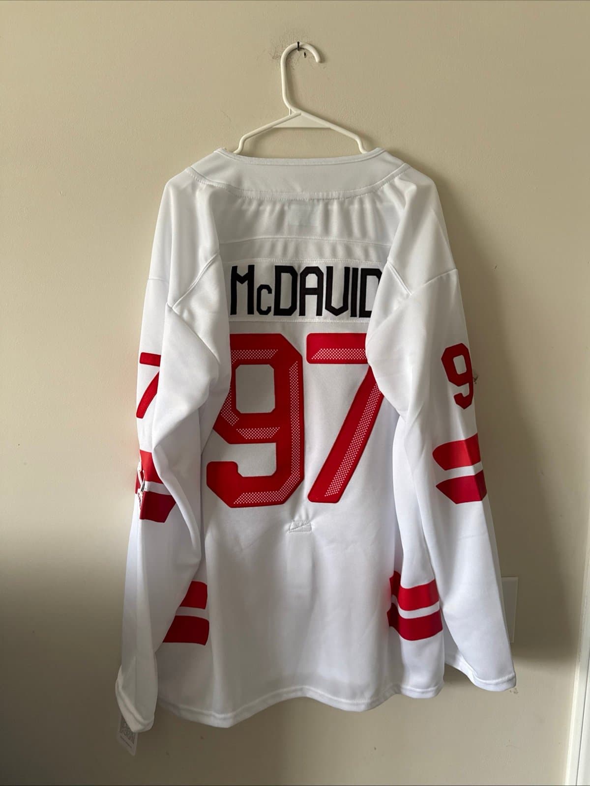 Men’s Bauer Connor McDavid #97 Team Canada 2026 Olympics Jersey Sz XL - NWT RARE - Thumbnail 7