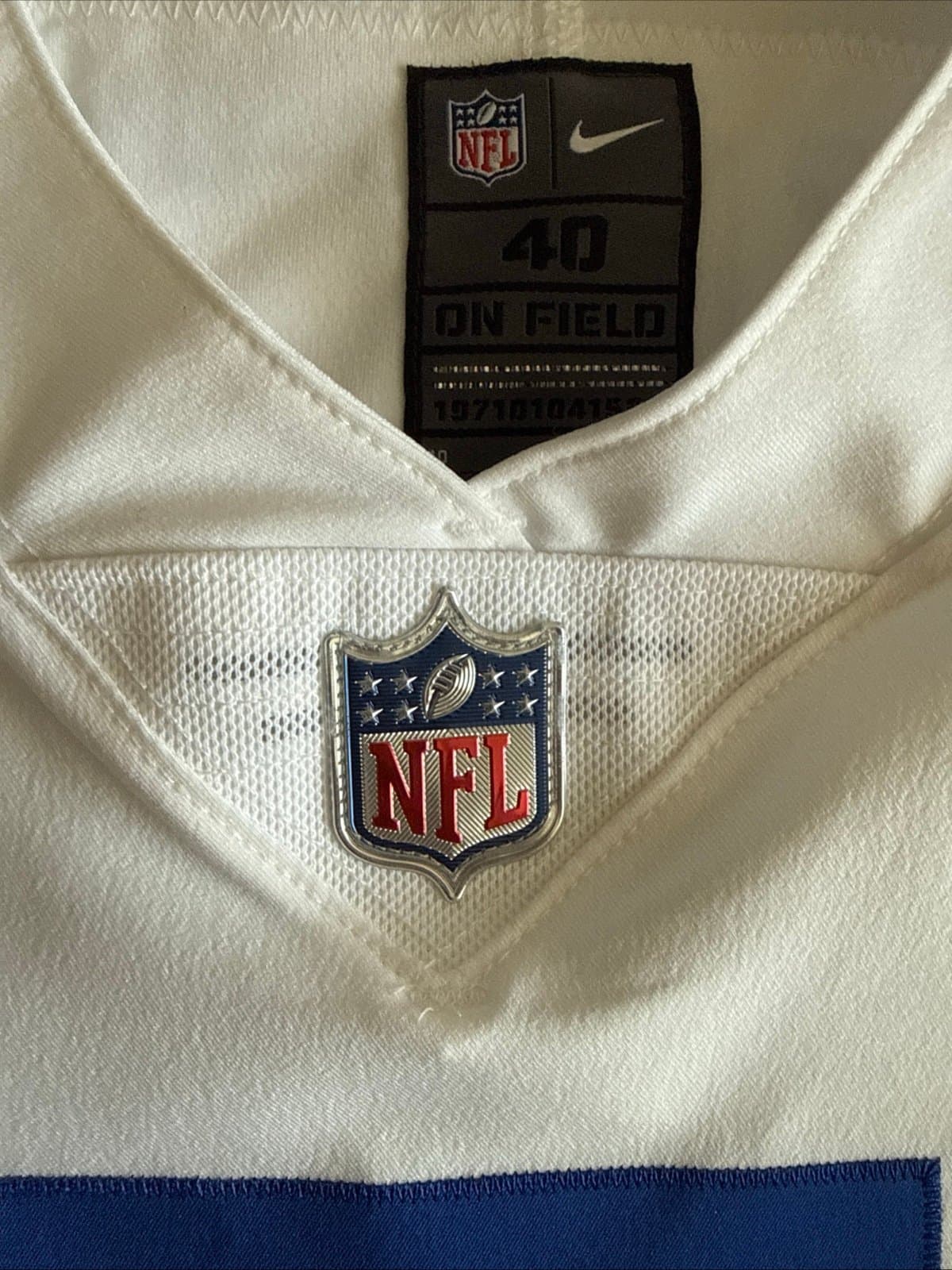 Men’s Nike Dallas Cowboys Trevon Diggs #7 Jersey Vapor Elite Sz 40 - White RARE - Thumbnail 5
