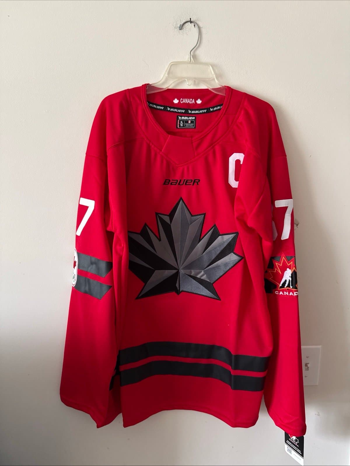 Men’s Bauer Sidney Crosby #87 Team Canada 2026 Olympics Jersey Sz XL NWT RARE - Image 1