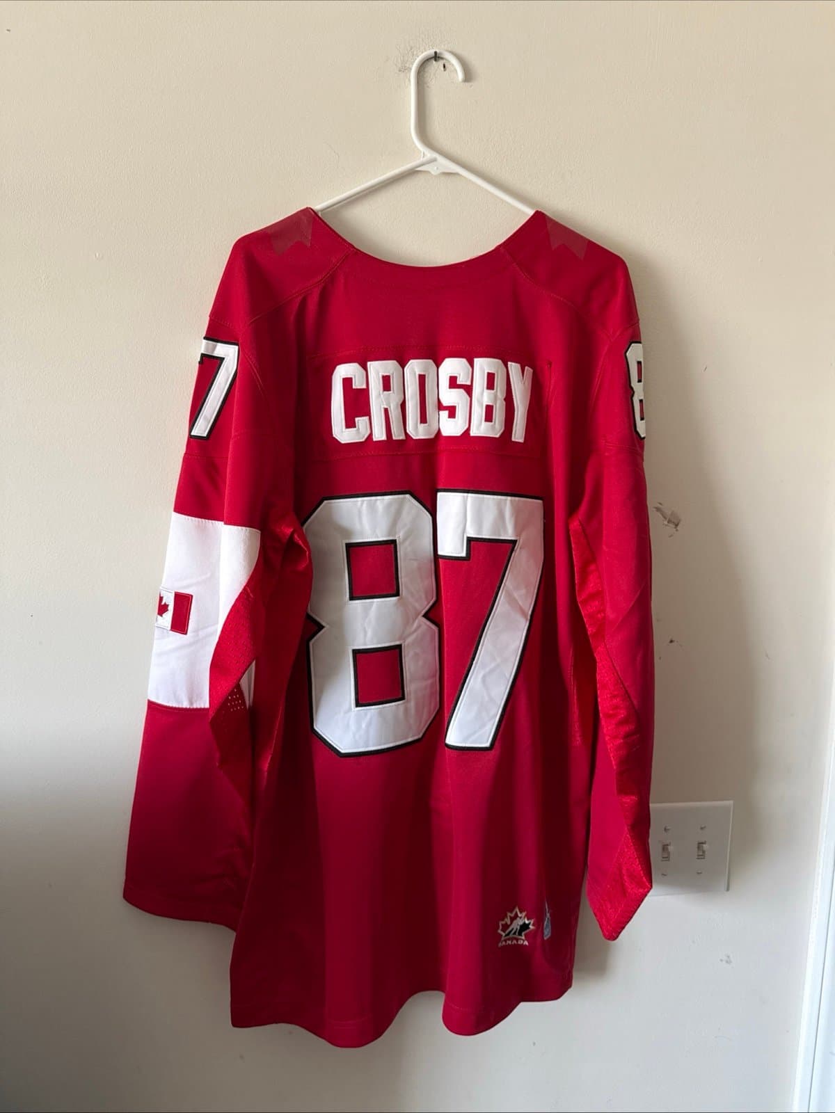 MEN’S NIKE SIDNEY CROSBY #87 TEAM CANADA 2014 OLYMPICS HOCKEY JERSEY SZ XL RARE - Thumbnail 7