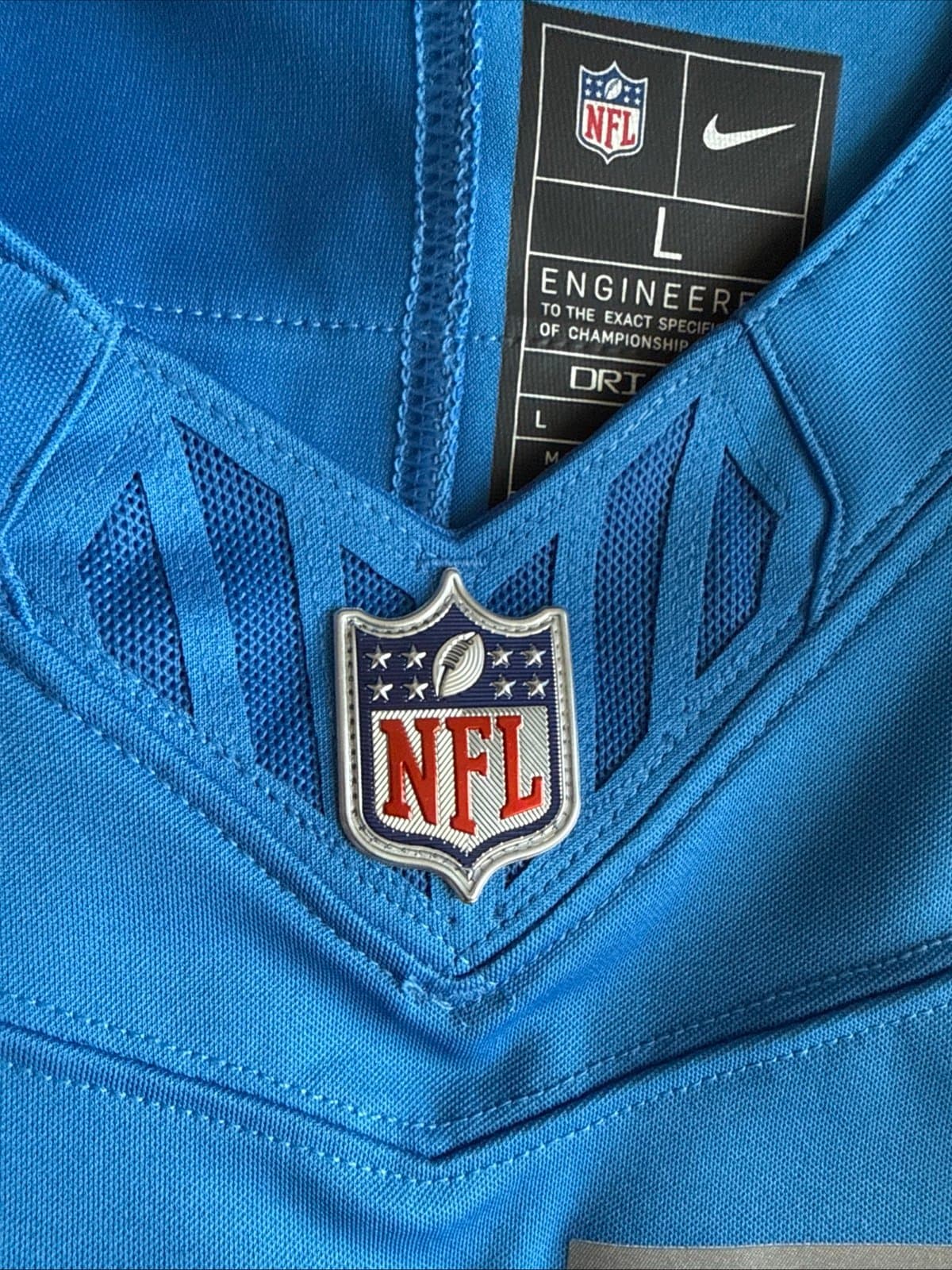 Men’s Nike Aidan Hutchinson #97 Detroit Lions NFL Vapor Lmtd Jersey Sz L - RARE - Thumbnail 5