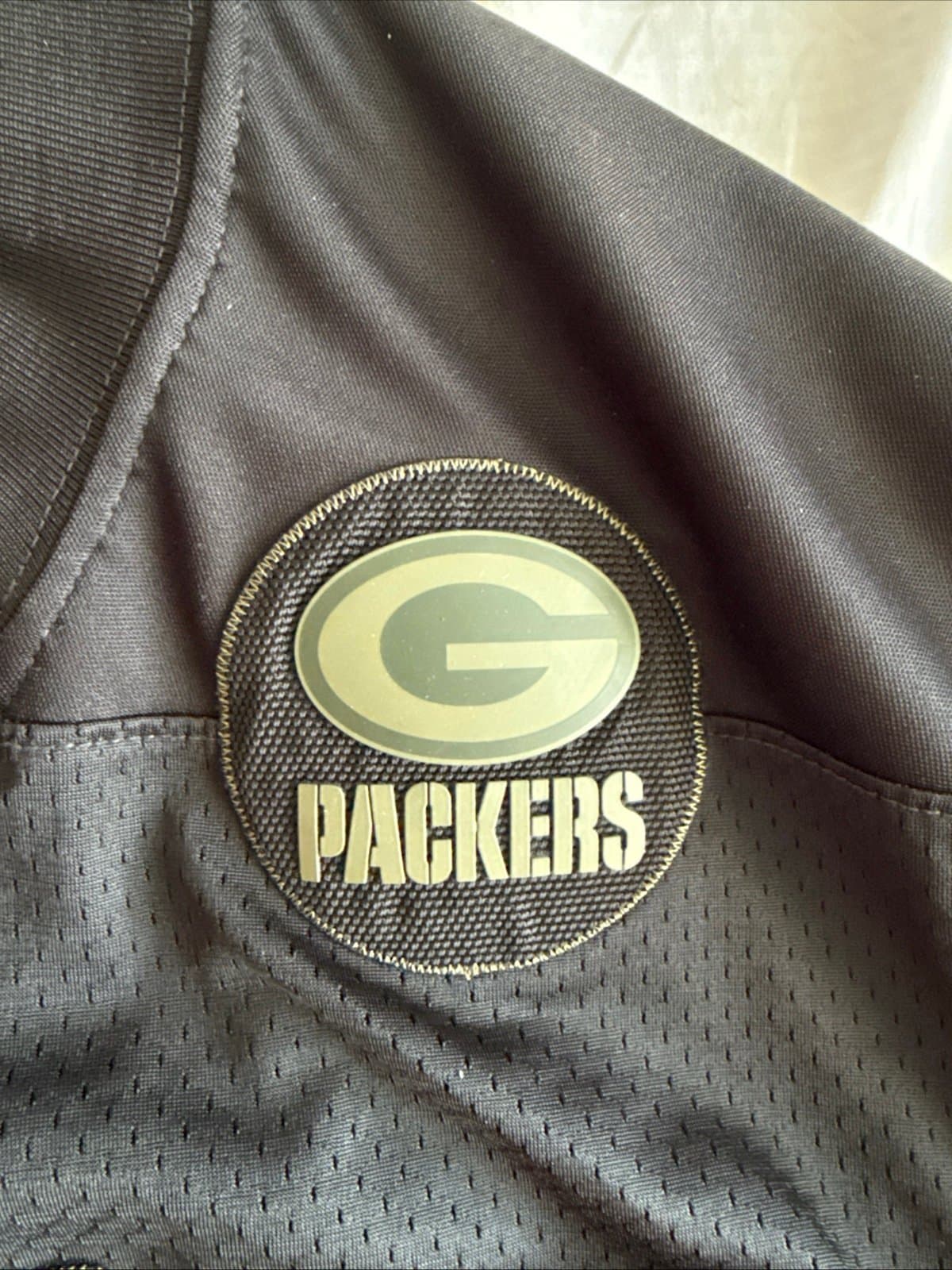 Men's Nike Aaron Rodgers #12 GB Packers 2020 Salute to Service Lmtd Jersey Sz XL - Thumbnail 6