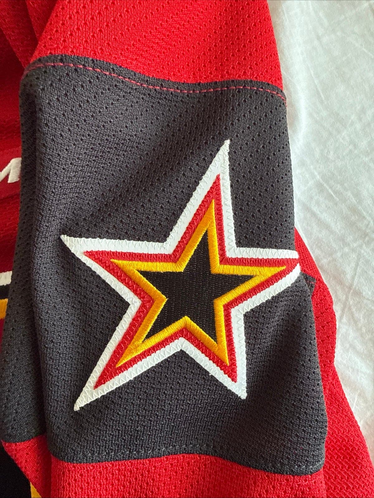 MEN’S CCM INDY FUEL ECHL AUTHENTIC HOCKEY GAME JERSEY SZ 52 - RED RARE - Thumbnail 5
