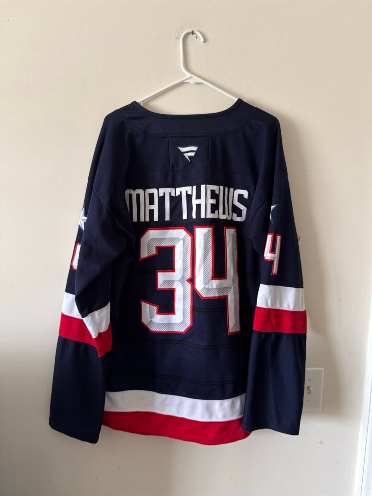 Men’s Fanatics Auston Matthews #34 Team USA 4 Nations Faceoff Jersey Sz 52 RARE - Thumbnail 7