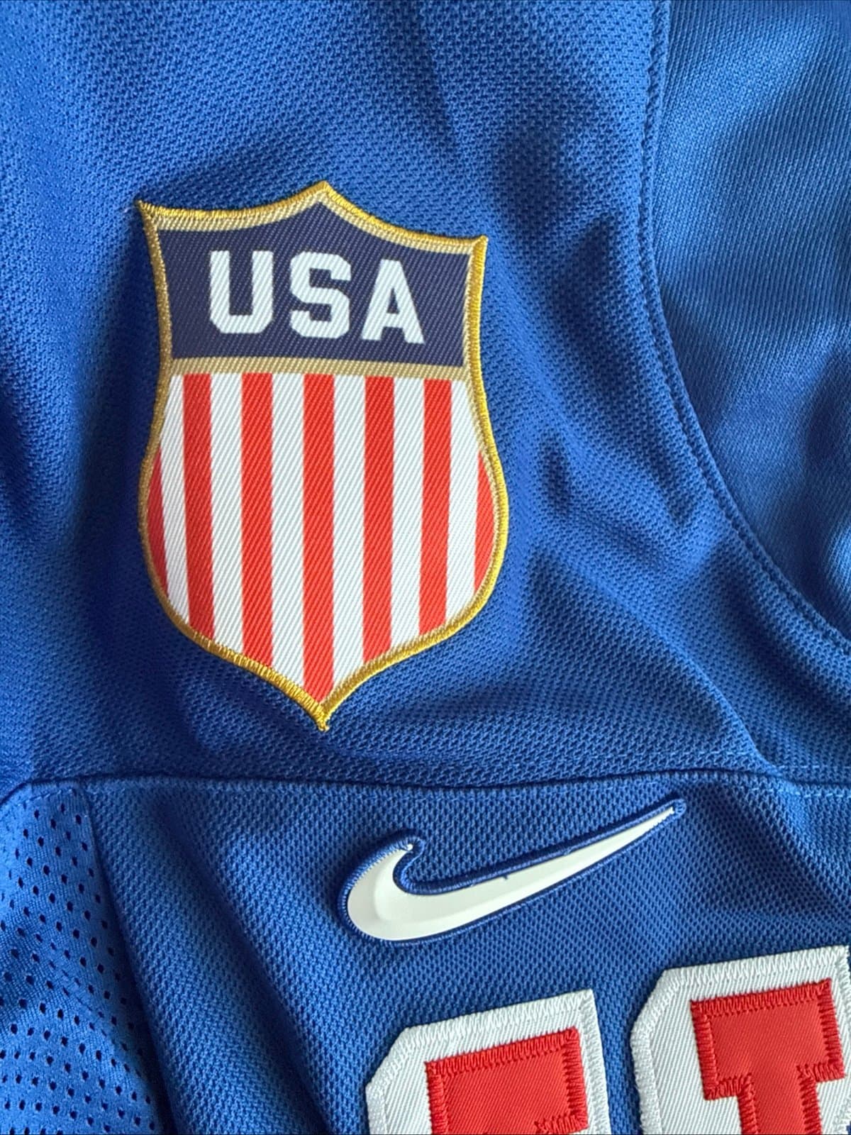 Men’s Nike Connor Hellebuyck #37 Team USA Hockey Jersey 2026 Olympics Sz XL RARE - Thumbnail 4