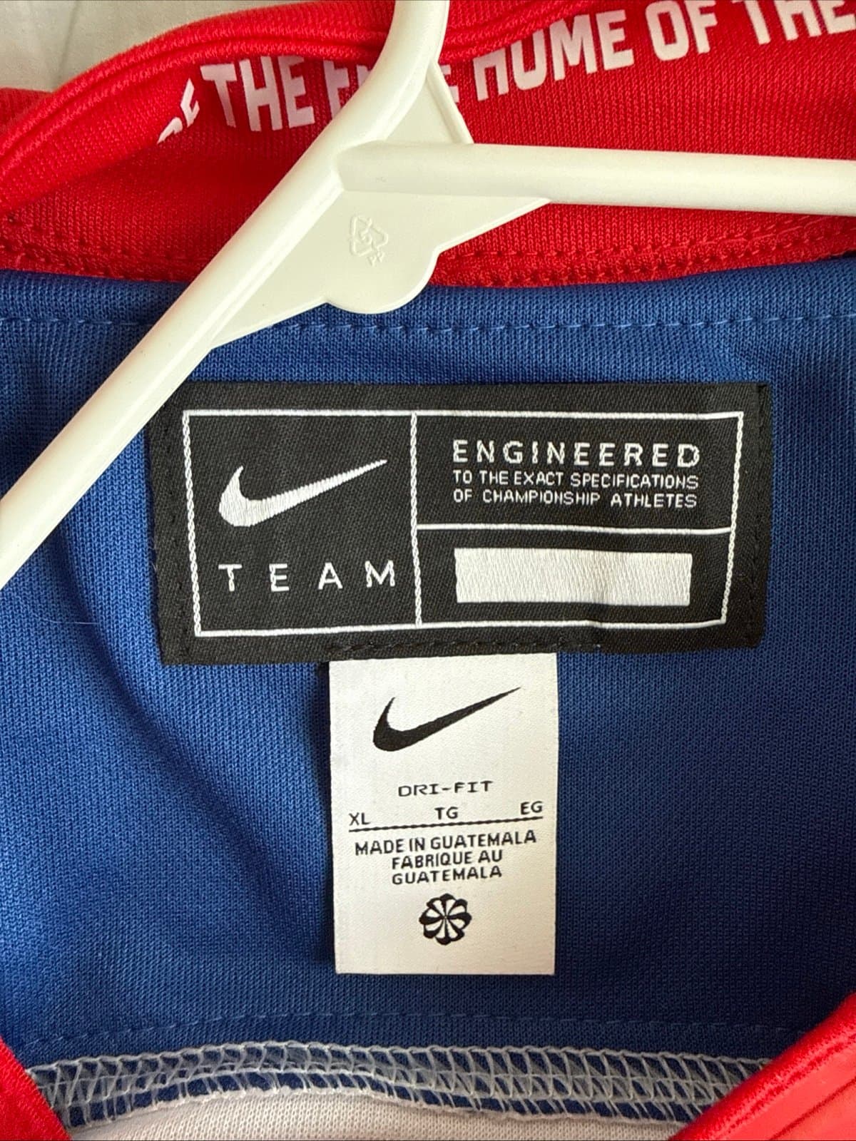 Men’s Nike Brady Tkachuk #7 Team USA 2026 Winter Olympics Jersey Size XL - RARE - Thumbnail 3