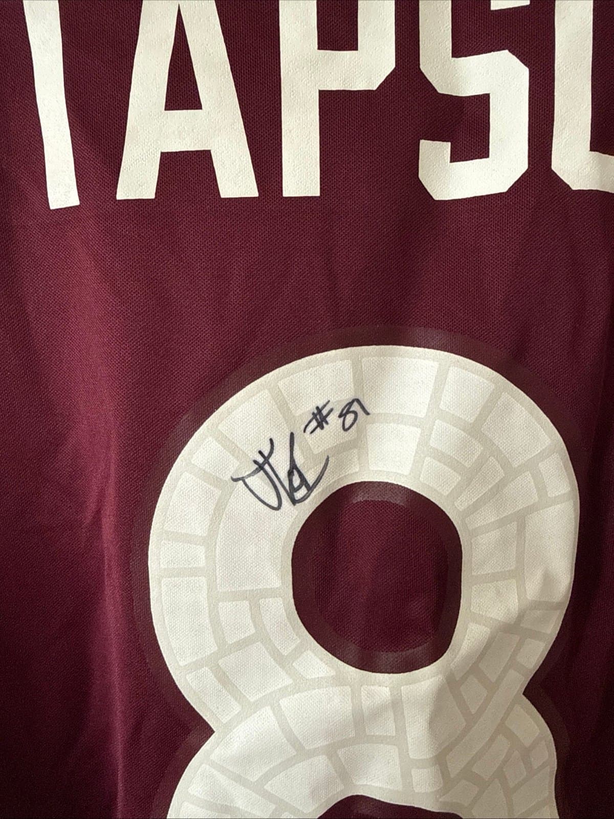 Men’s Nike Jordan Tapscott #81 Autographed VT Hokies Jersey Sz 2XL - NWT RARE - Thumbnail 3