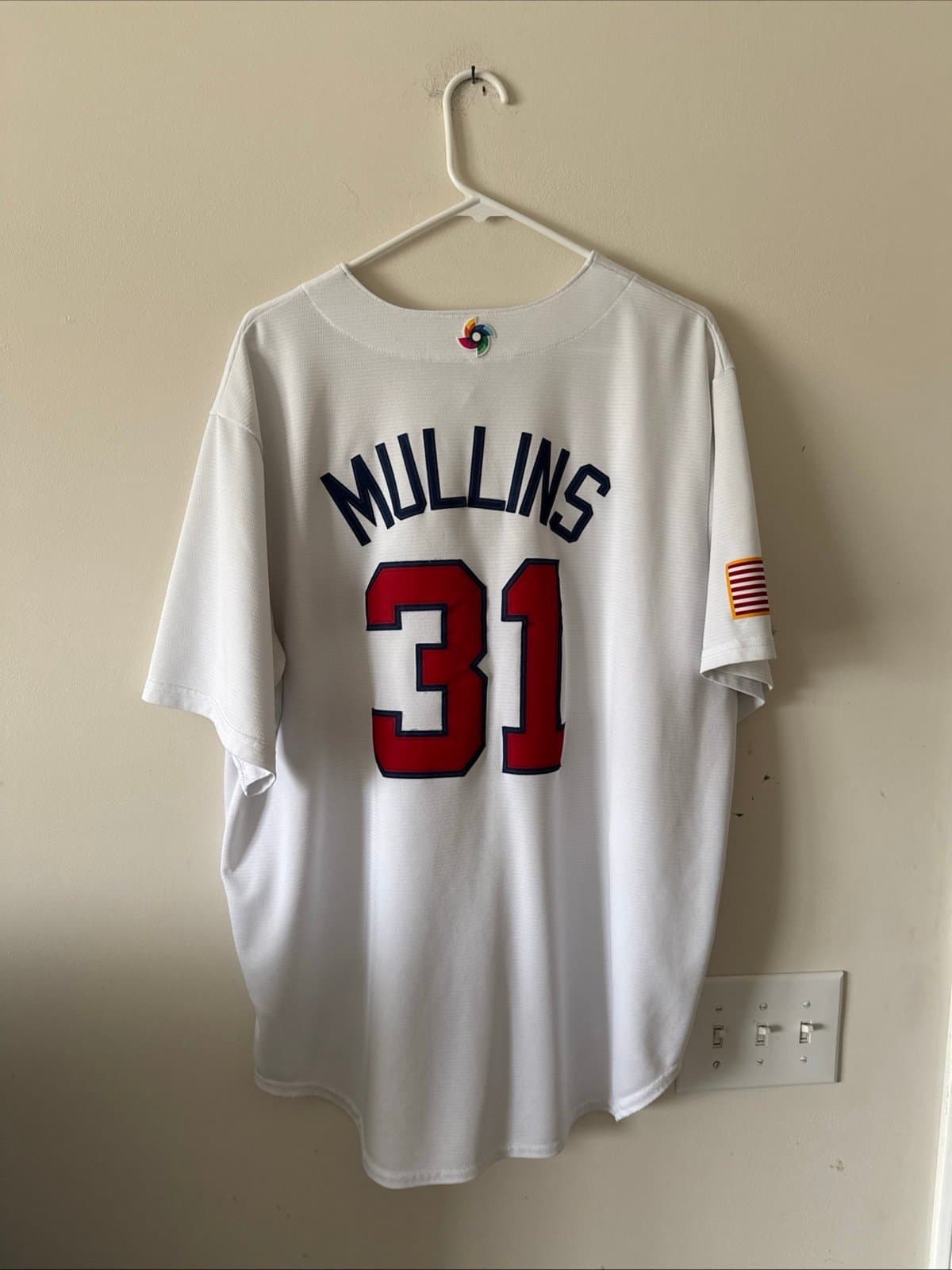 Men’s Nike Cedric Mullins #31 Team USA WBC Home Baseball Jersey Sz XL - RARE - Thumbnail 6