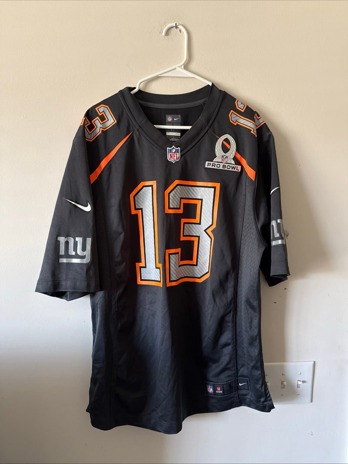 Men’s Nike Odell Beckham Jr #13 NY Giants 2015 Pro Bowl Limited Jersey Sz L RARE - Image 1