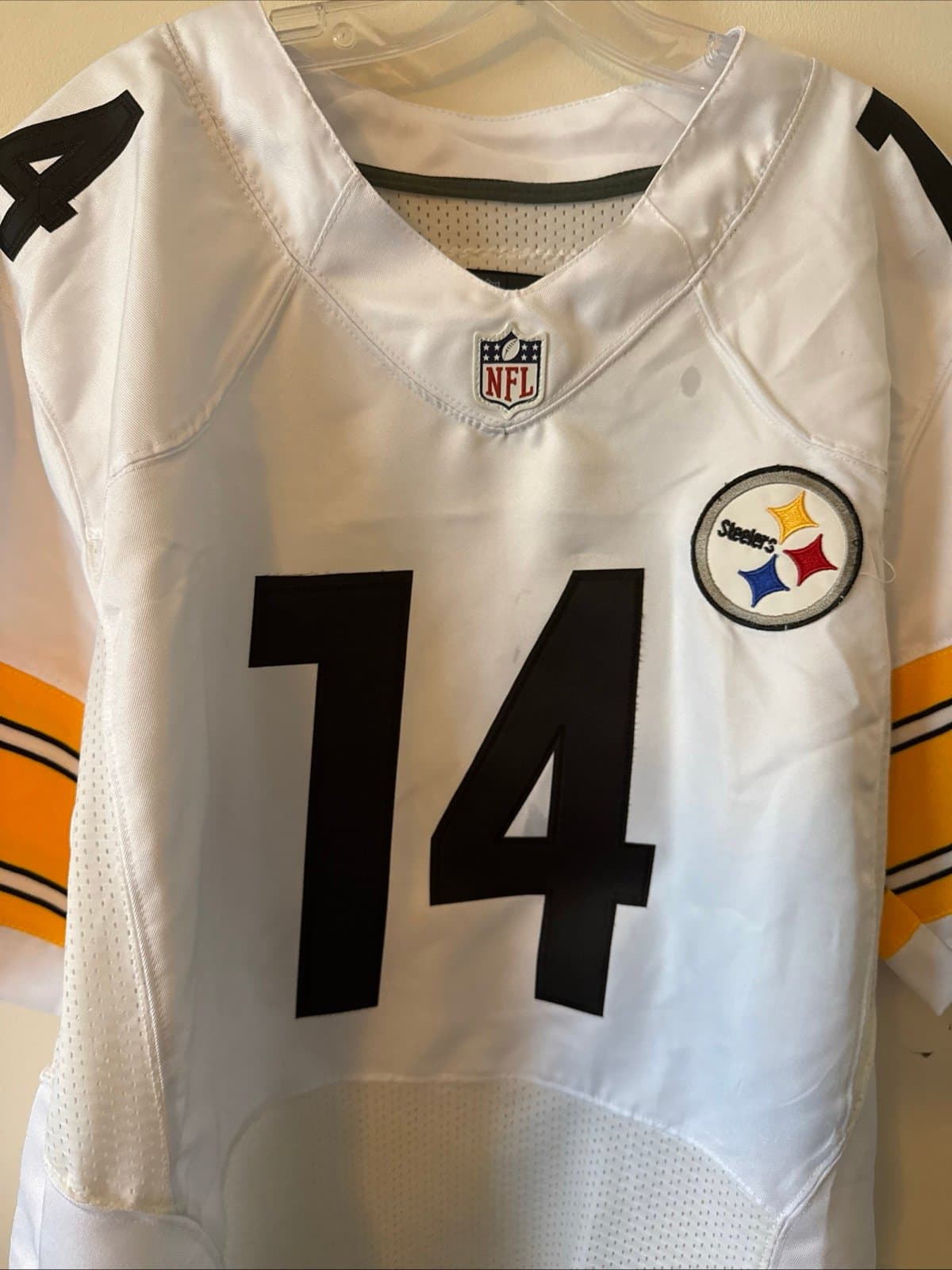 Men’s Nike Pittsburgh Steelers Sammie Coates #14 NFL Jersey Sz 48 - White - Thumbnail 2