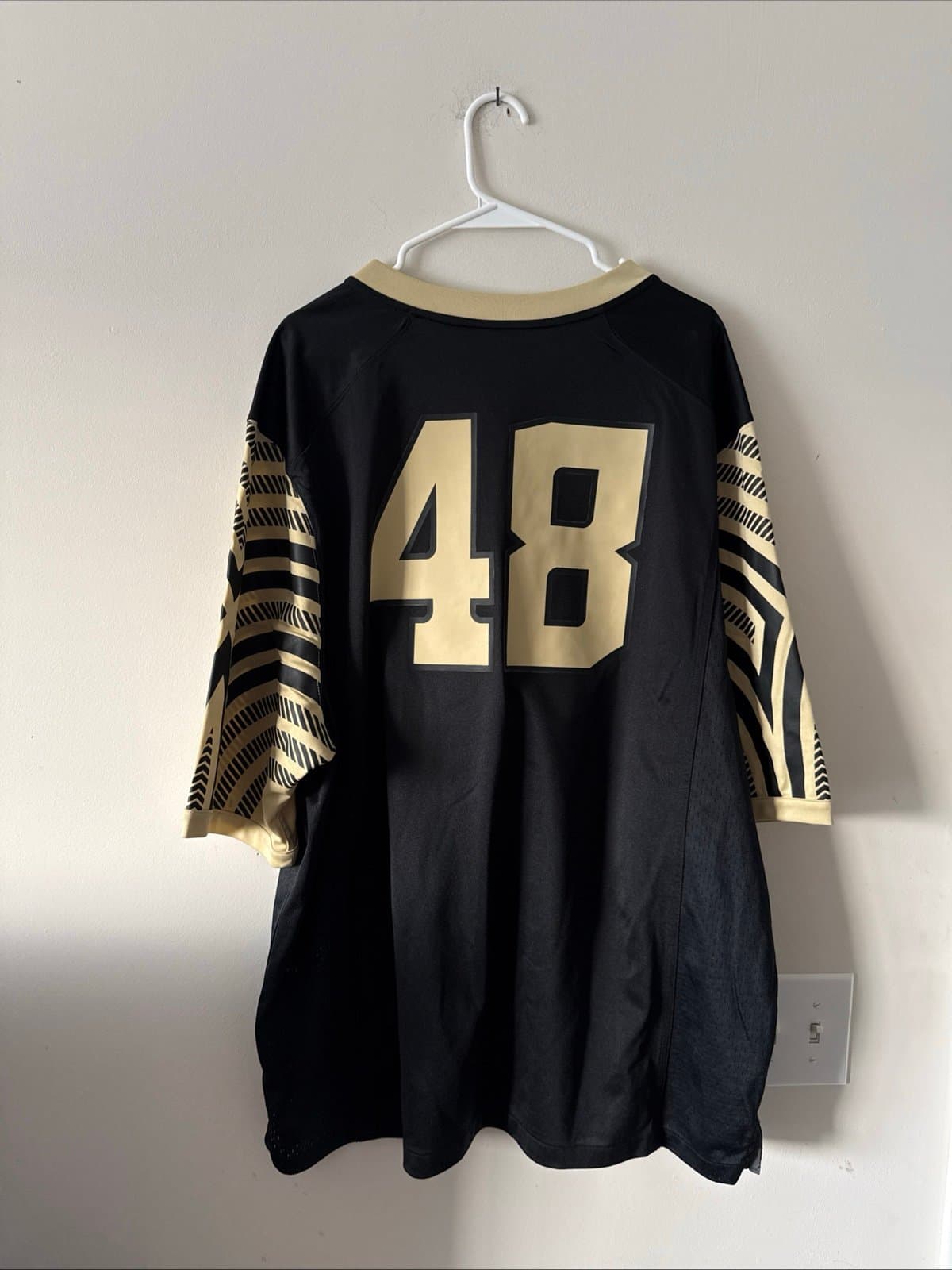 Men’s Nike Wake Forest Demon Deacons #48 Football Jersey Sz 2XL - Black RARE - Thumbnail 7