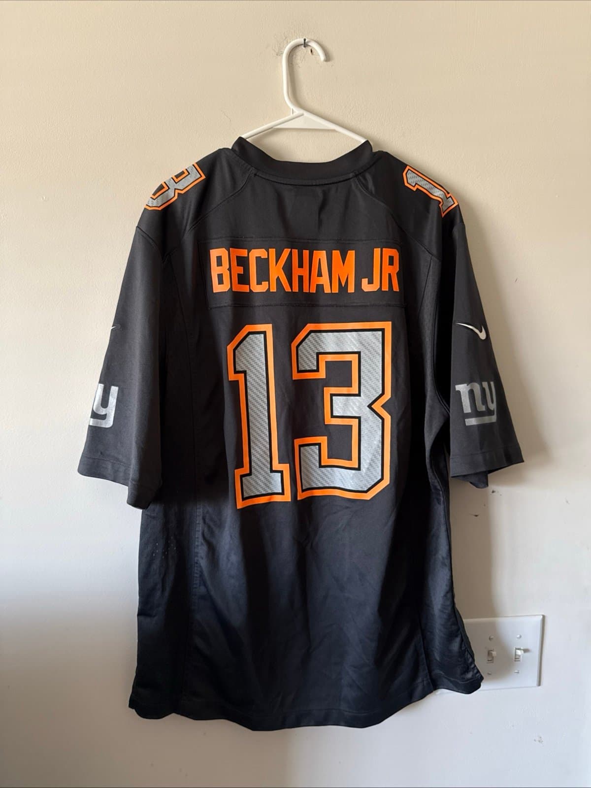 Men’s Nike Odell Beckham Jr #13 NY Giants 2015 Pro Bowl Limited Jersey Sz L RARE - Thumbnail 6