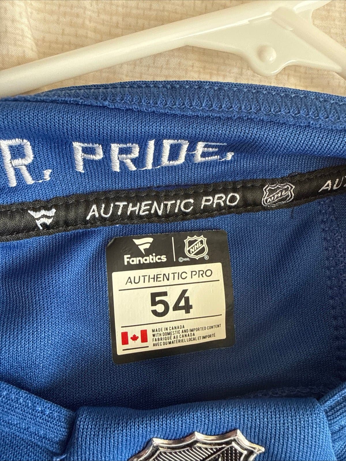 Men’s Fanatics Mitch Marner #16 Toronto Maple Leafs NHL Jersey Sz 54 - Blue RARE - Thumbnail 3