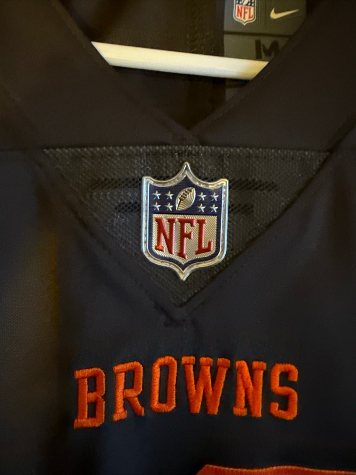 Men’s Nike Cleveland Browns Odell Beckham Jr. #13 Vapor Color Rush Jersey Sz M - Thumbnail 5