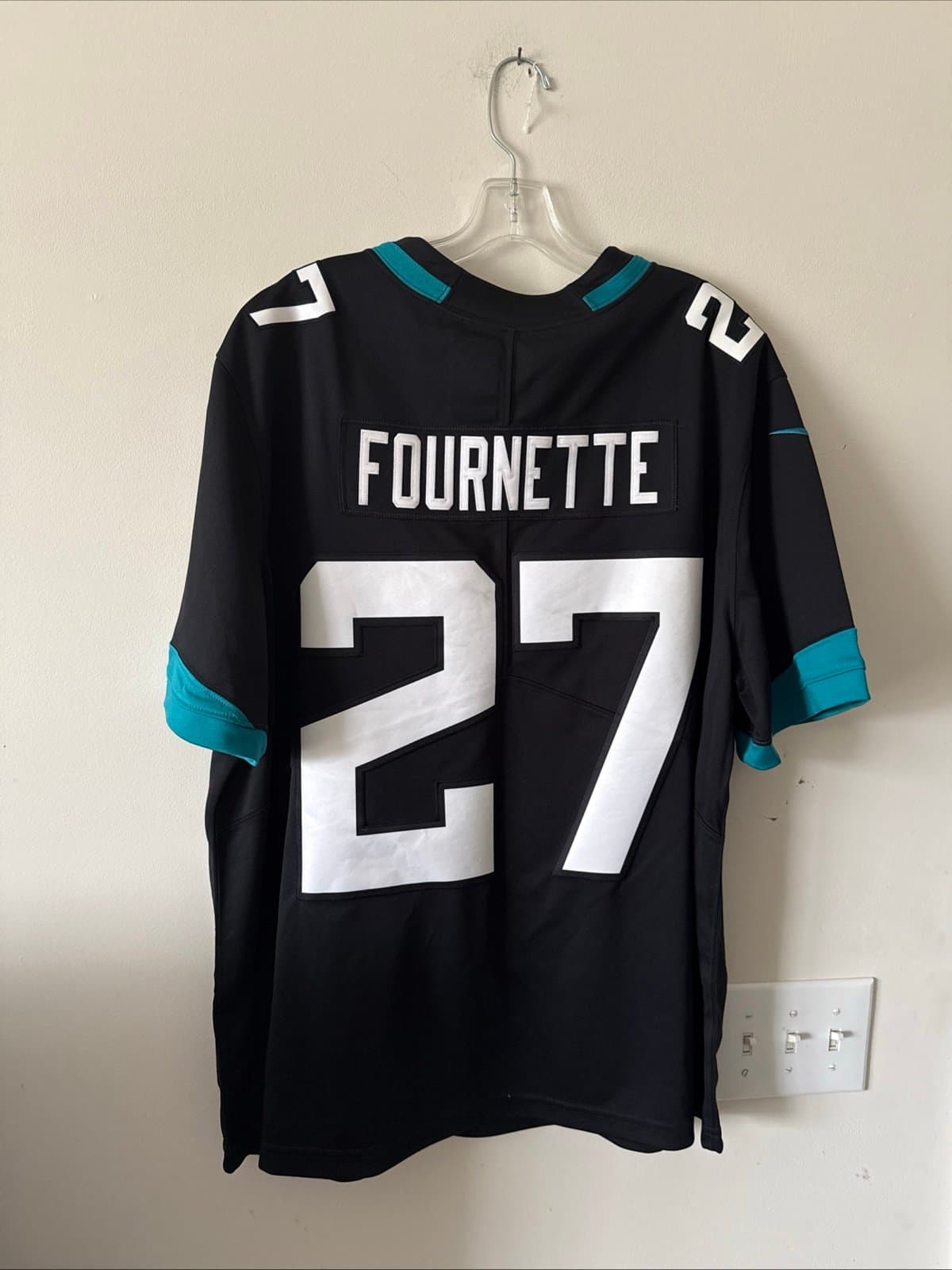 MEN’S NIKE JACKSONVILLE JAGUARS LEONARD FOURNETTE #27 VAPOR LMTD JERSEY SZ 2XL - Thumbnail 6