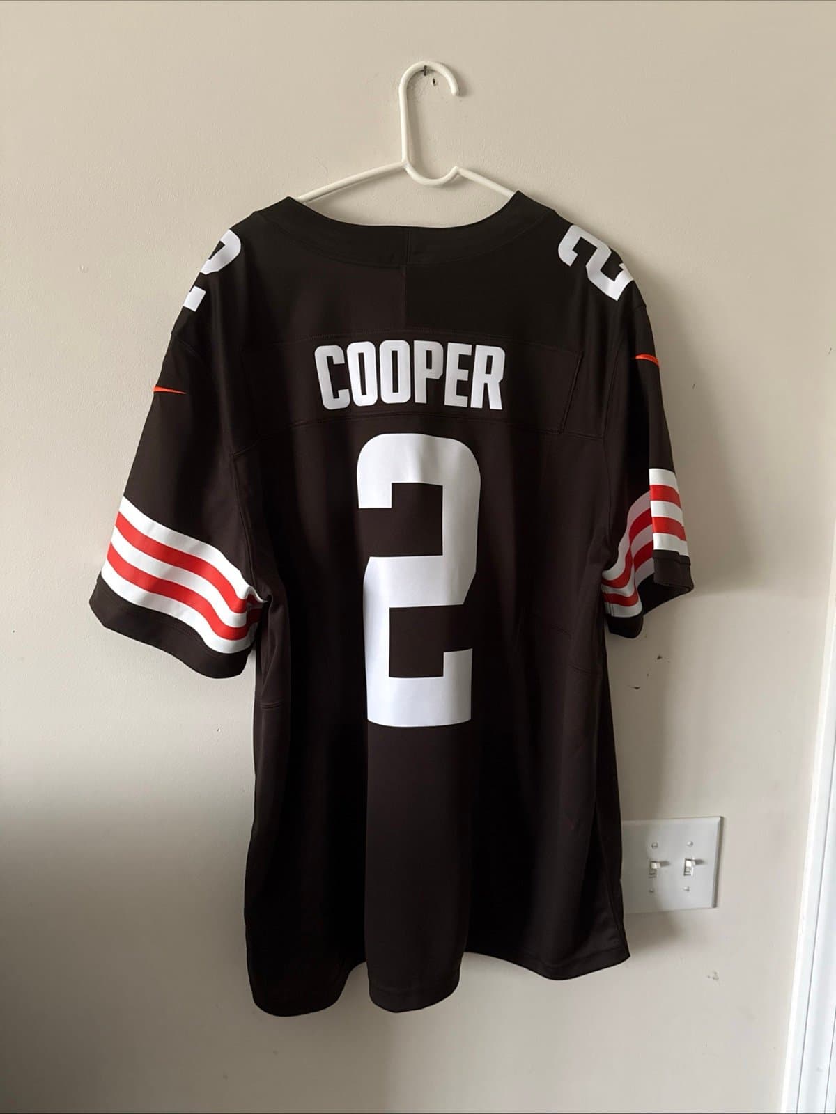 Men’s Nike Amari Cooper #2 Cleveland Browns Vapor Limited Jersey Sz 2XL - NWT - Thumbnail 7