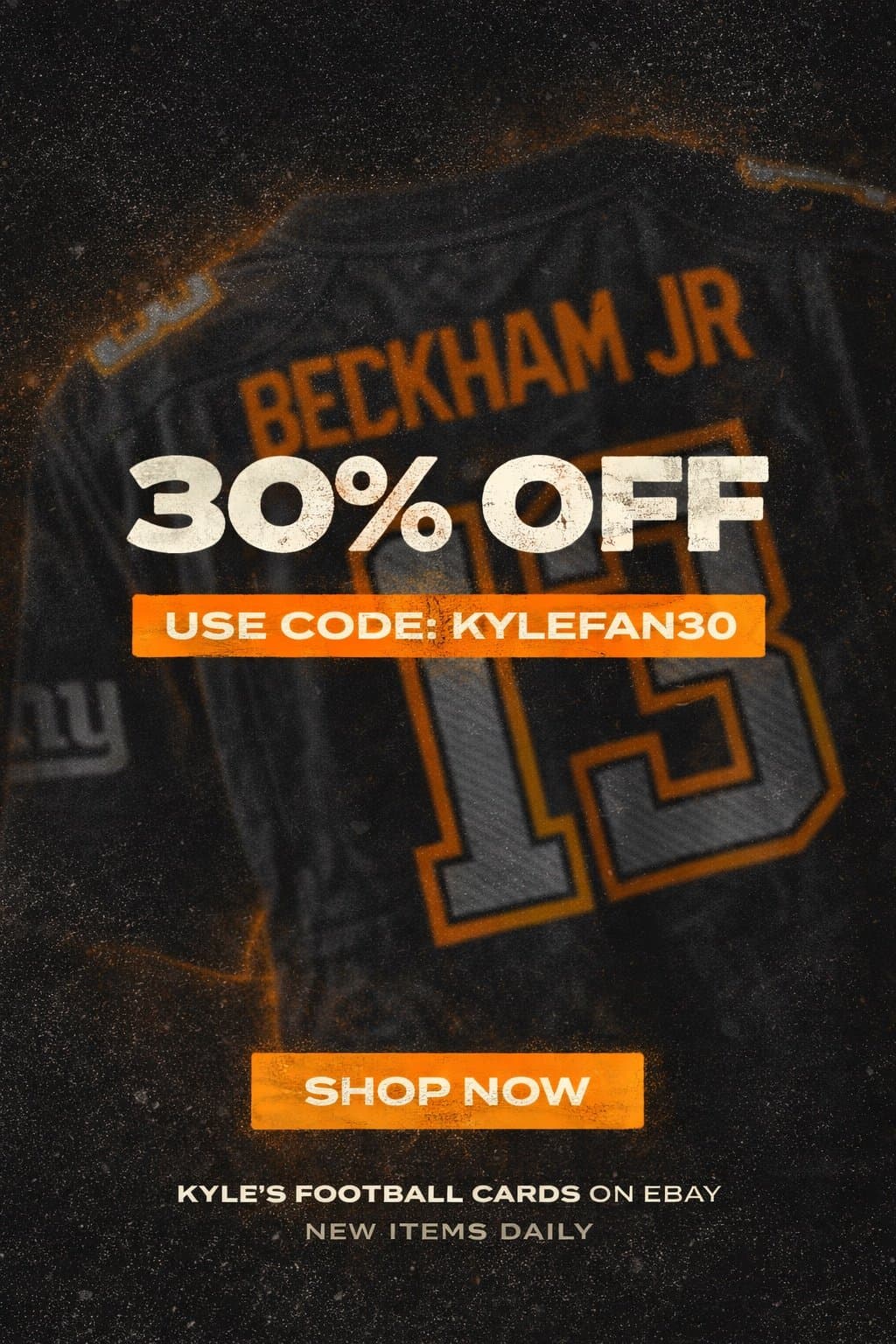 Men’s Nike Odell Beckham Jr #13 NY Giants 2015 Pro Bowl Limited Jersey Sz L RARE - Thumbnail 7