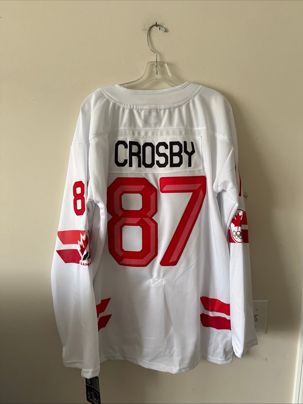 Men’s Bauer Sidney Crosby #87 Team Canada 2026 Olympics Jersey Sz XL - NWT RARE - Thumbnail 7