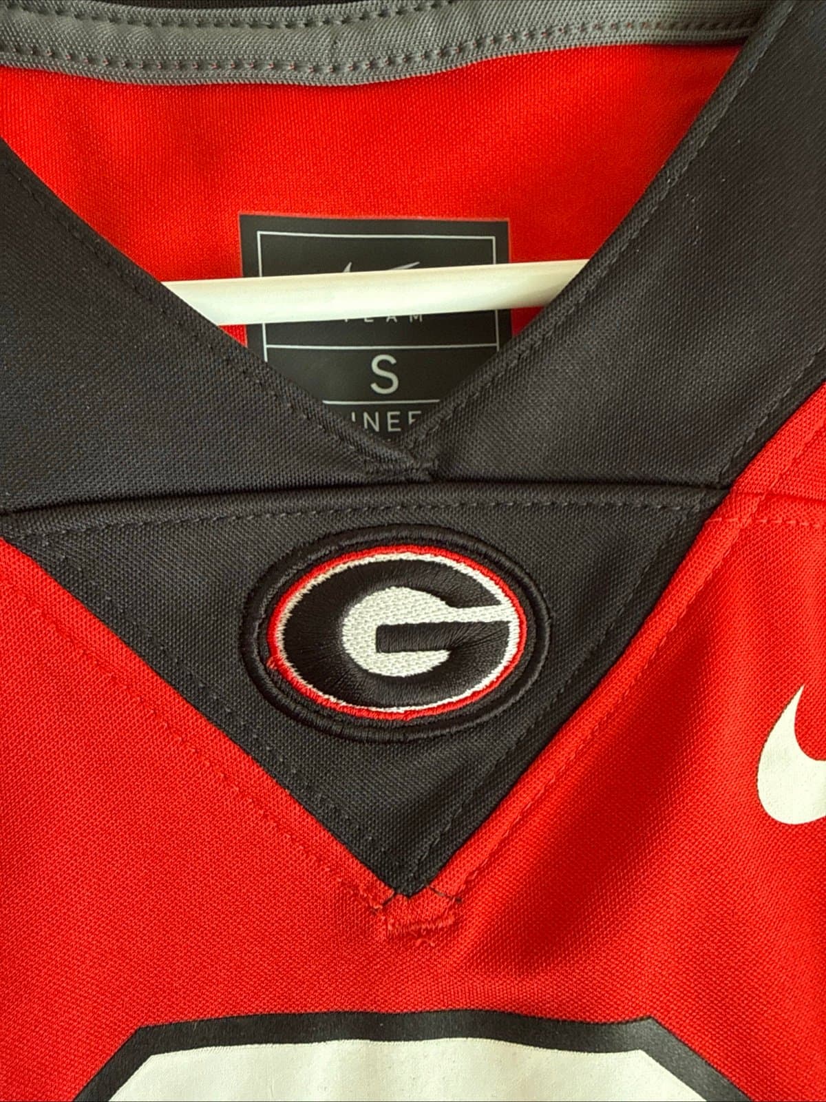 Men’s Nike Todd Gurley II #3 Georgia Bulldogs NCAA Jersey Sz S - Red RARE￼ - Thumbnail 5