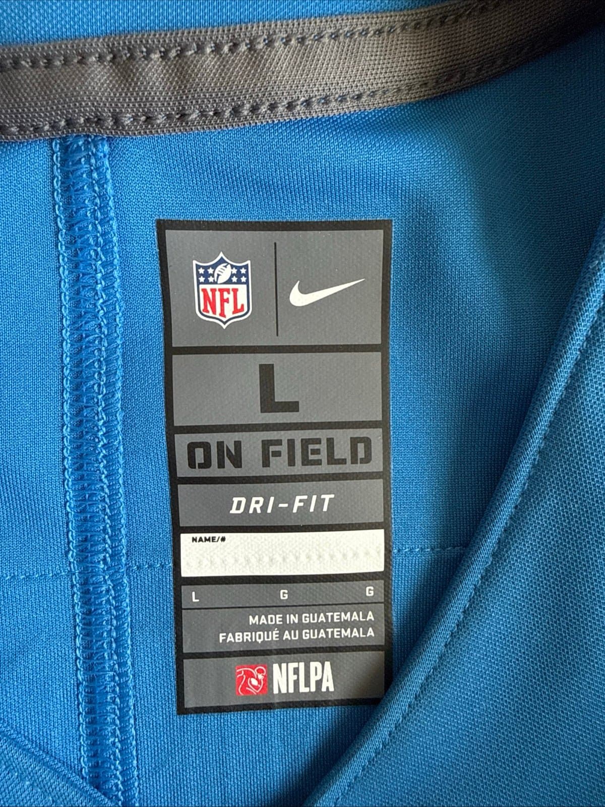 Men’s Nike Barry Sanders #20 Detroit Lions Vapor Limited NFL Jersey Sz L - Blue - Thumbnail 4