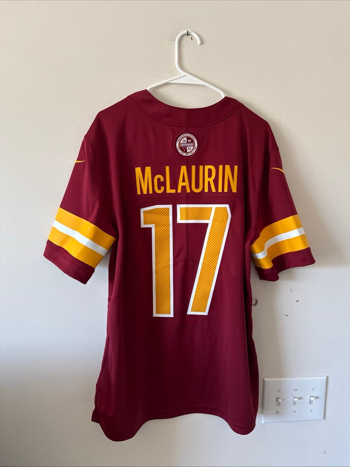 Men’s Nike Washington Commanders Terry McLaurin #17 Vapor Lmtd Jersey Sz L RARE - Thumbnail 6