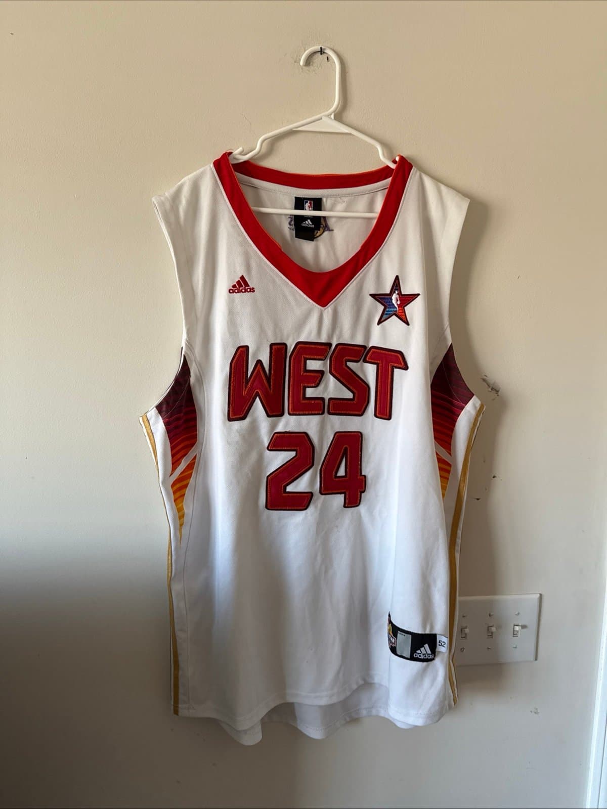 Men’s Adidas Kobe Bryant 2009 All Star Los Angeles Lakers Jersey Sz 52 - RARE - Image 1