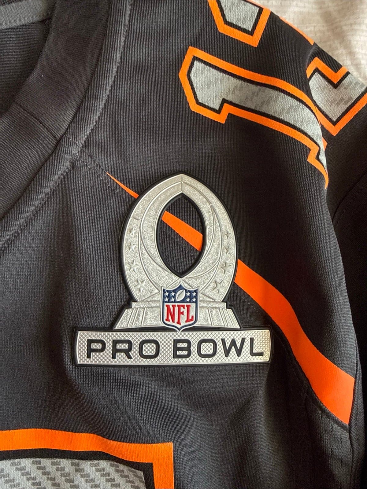 Men’s Nike Odell Beckham Jr #13 NY Giants 2015 Pro Bowl Limited Jersey Sz L RARE - Thumbnail 5