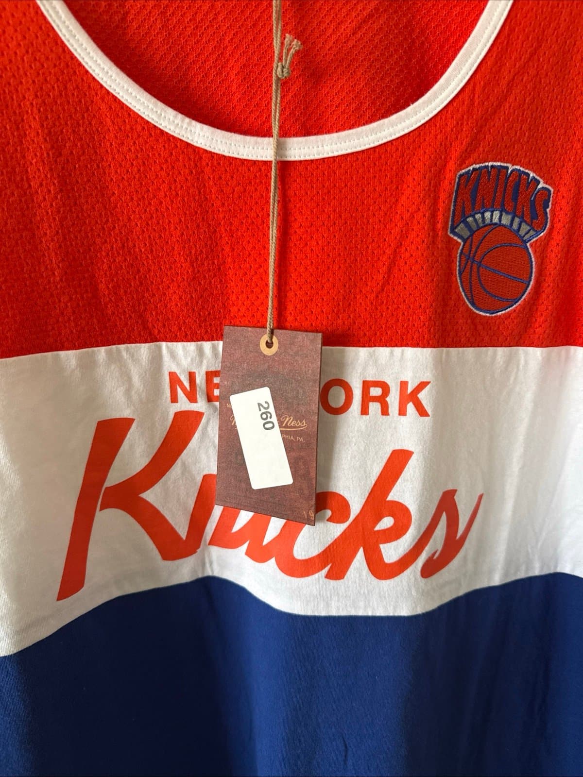 Men’s Mitchell & Ness New York Knicks Royal Special Script Tank Top Sz 3XL NWT - Thumbnail 2