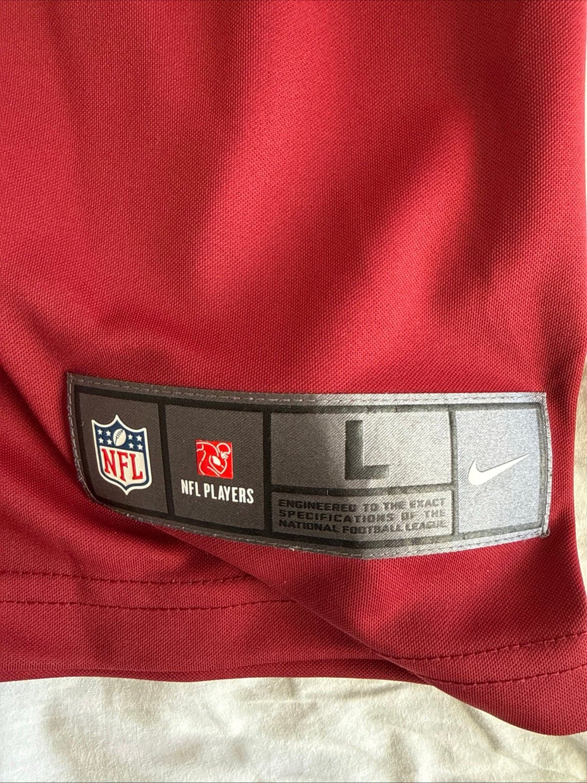 Men’s Nike Washington Commanders Terry McLaurin #17 Vapor Lmtd Jersey Sz L RARE - Thumbnail 3