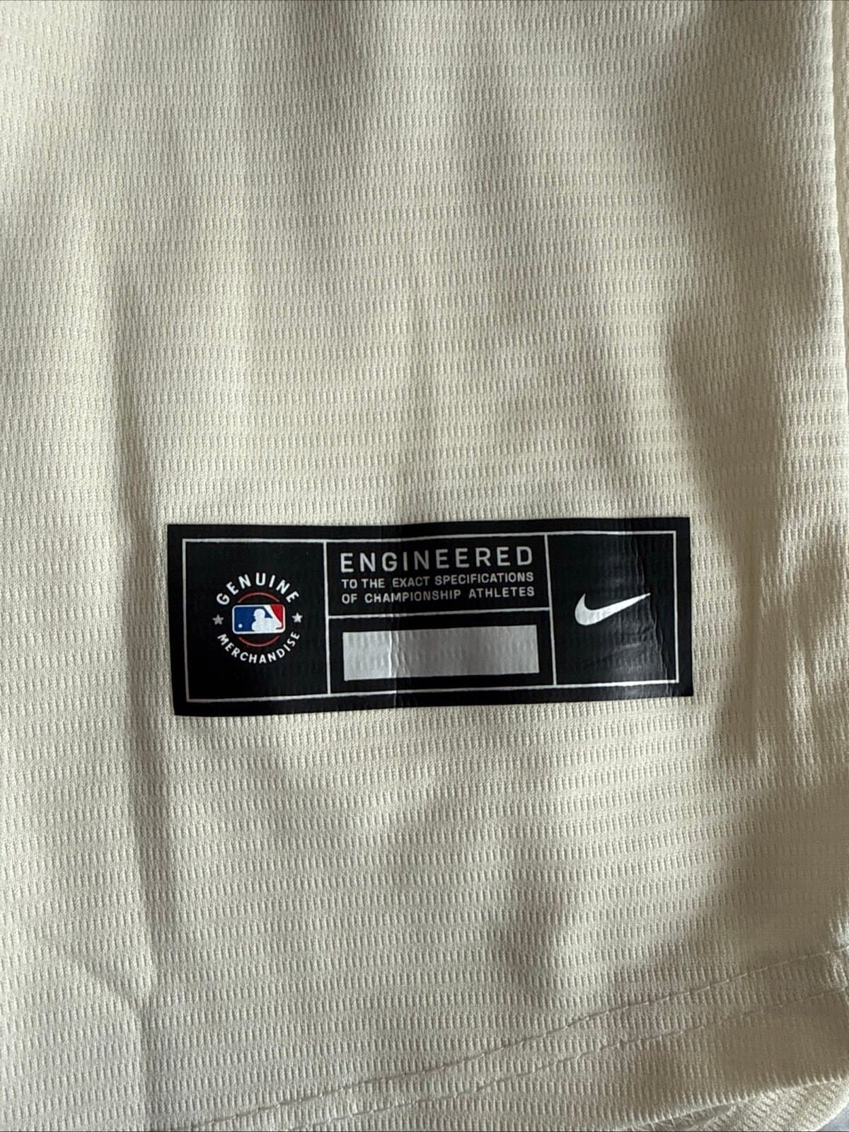 Men’s Nike Los Angeles Angels Luis Rengifo #2 Official MLB Jersey Sz XL - Cream - Thumbnail 3