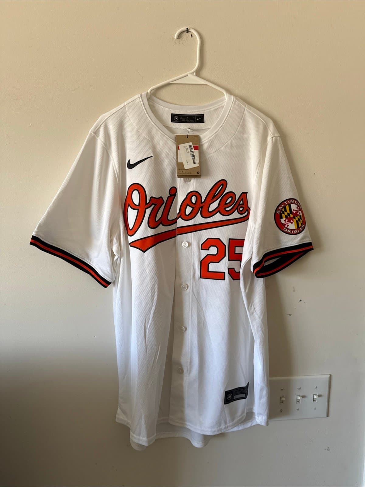 Men’s Nike Anthony Santander #25 Baltimore Orioles Limited Jersey Sz L - NWT
