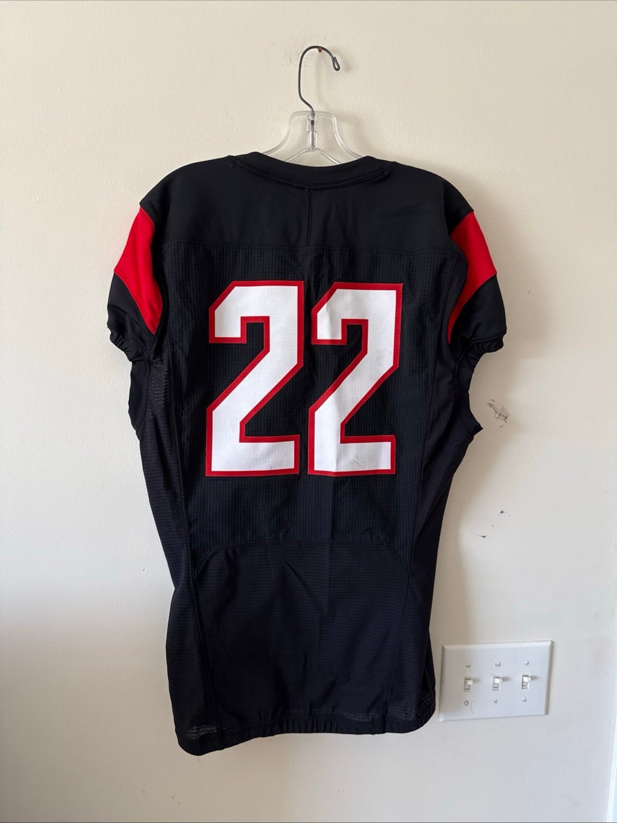 Men’s UNDER ARMOUR Texas Tech #22 2020 Team Issued Jersey Sz L - Black RARE - Thumbnail 5