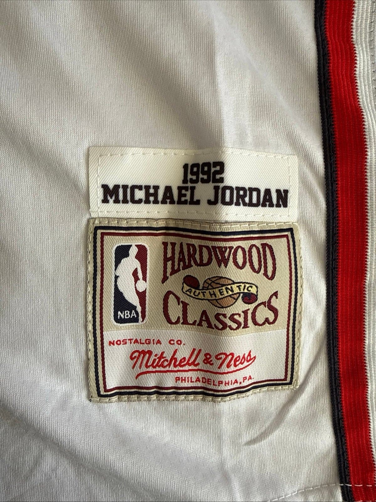 Men’s Mitchell & Ness Michael Jordan #9 1992 Dream Team USA Jersey Sz 48 - NWT - Thumbnail 3