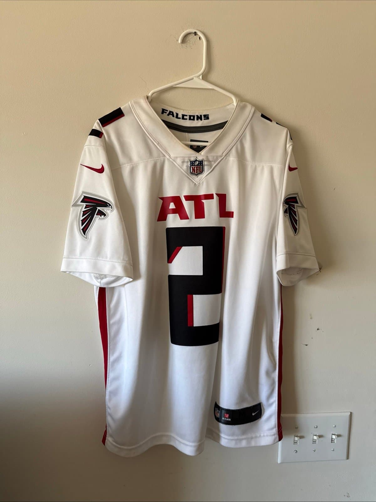 Men's Nike Matt Ryan #2 Atlanta Falcons Vapor Limited Jersey Sz M - White RARE
