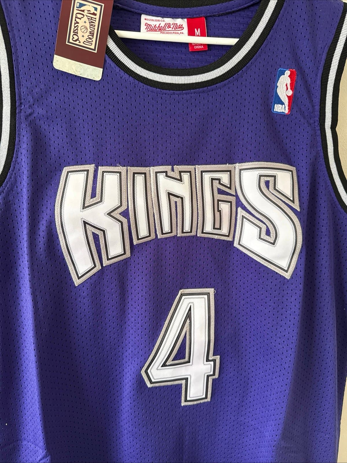 Mens Mitchell & Ness Chris Webber #4 Sacramento Kings 1998/99 Jersey Sz M - NWT - Thumbnail 2