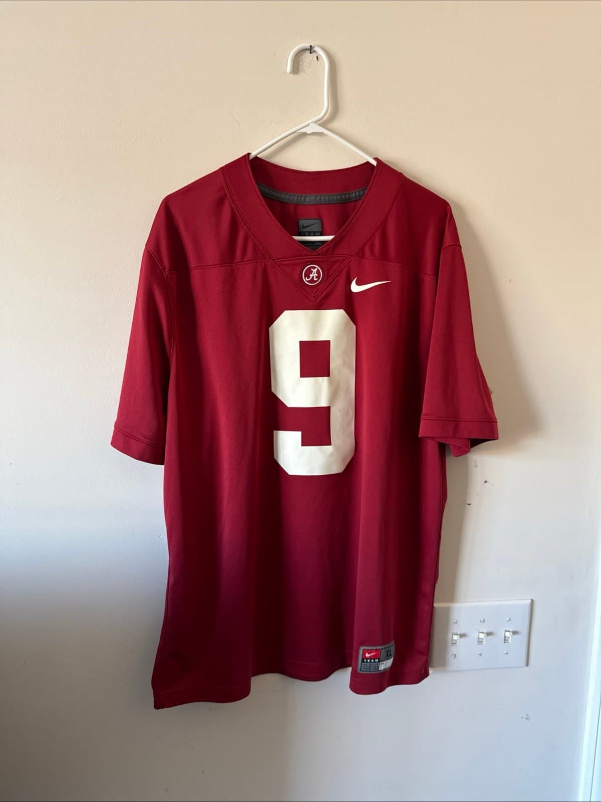 Men’s Nike Amari Cooper #9 Alabama Crimson Tide Jersey NCAA Size XL - Maroon