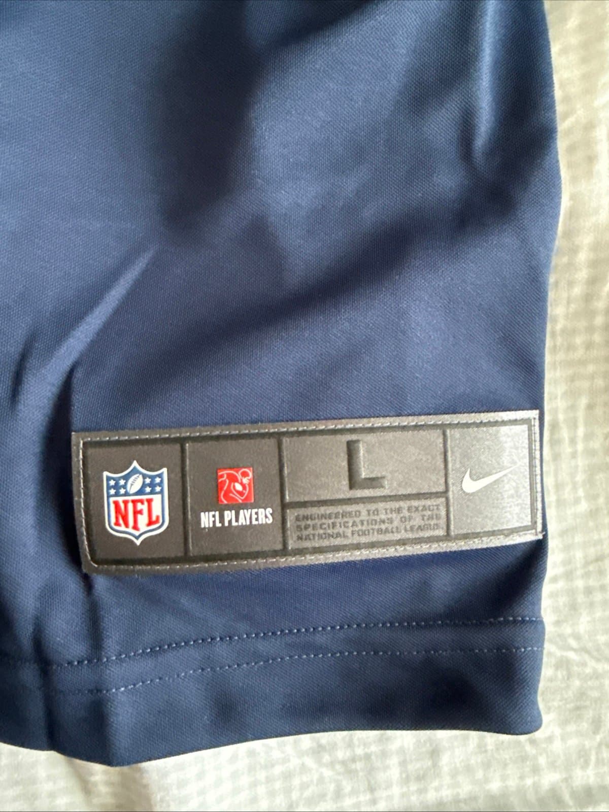 Men’s Nike Russell Wilson Seattle Seahawks Vapor Lmtd Captain Jersey Sz L - NWT - Thumbnail 3