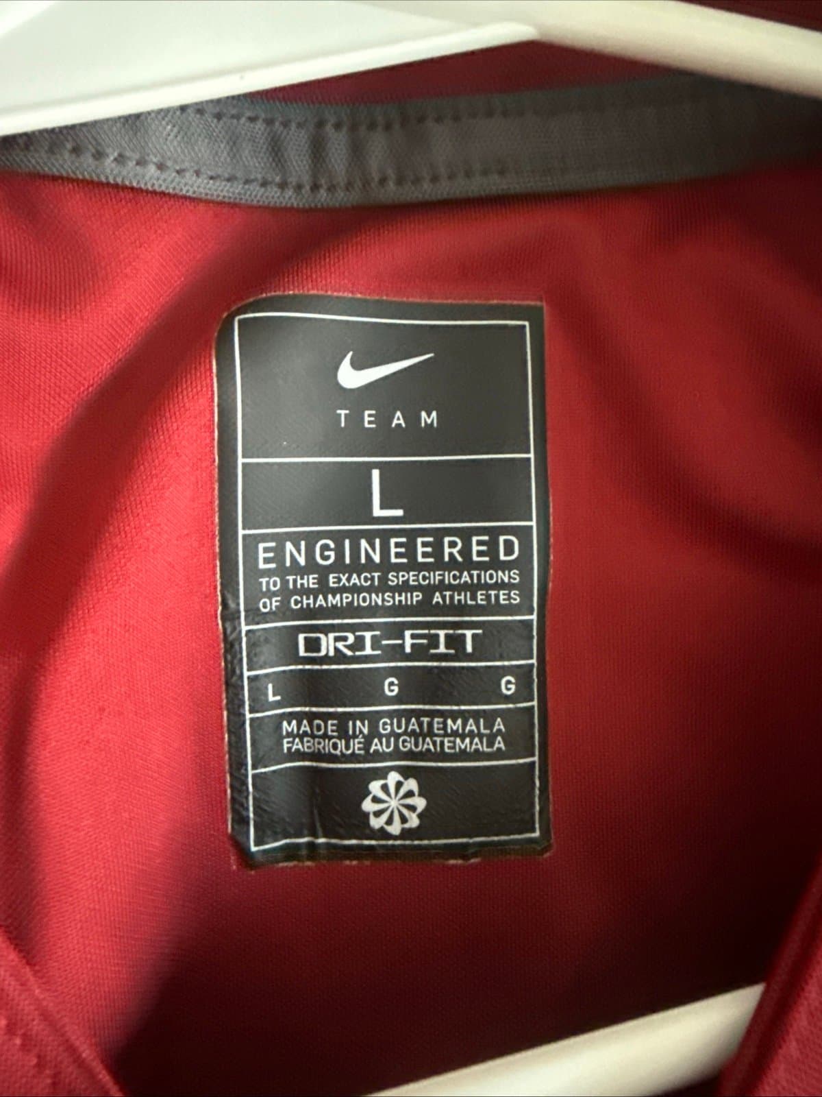 Men’s Nike Derrick Henry #2 Alabama Crimson Tide Football Jersey Sz L - Red RARE - Thumbnail 4