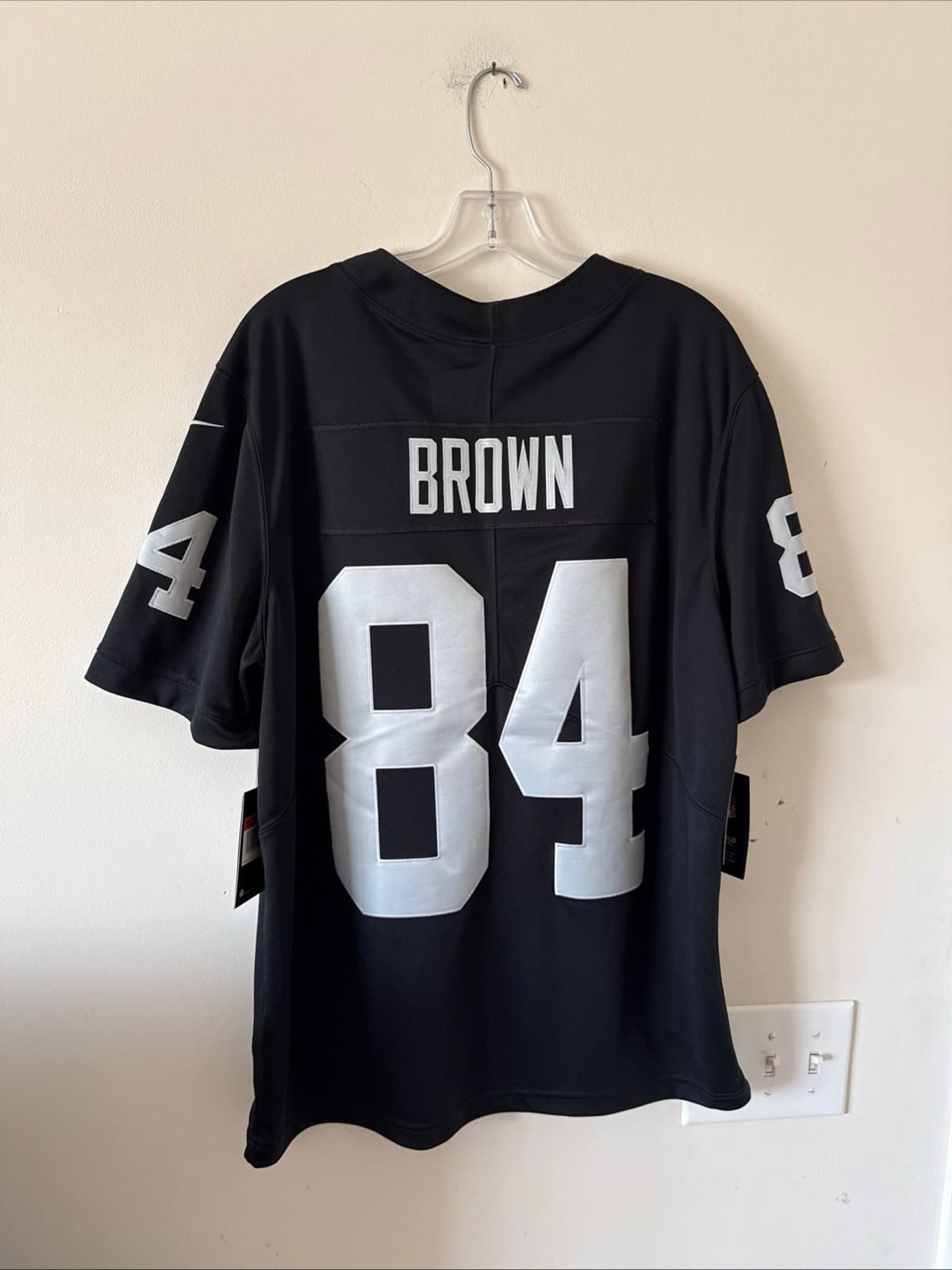 Men’s Nike Antonio BROWN #84 Oakland Raiders Vapor Limited Jersey Sz L NWT RARE - Thumbnail 7